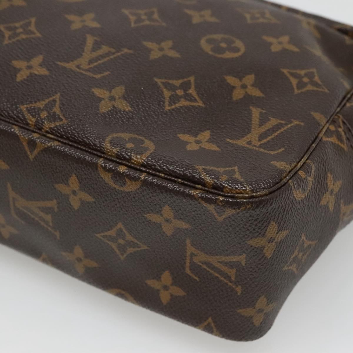 LOUIS VUITTON Monogram Trousse Toilette 28 Clutch Bag M47522 LV Auth 129280