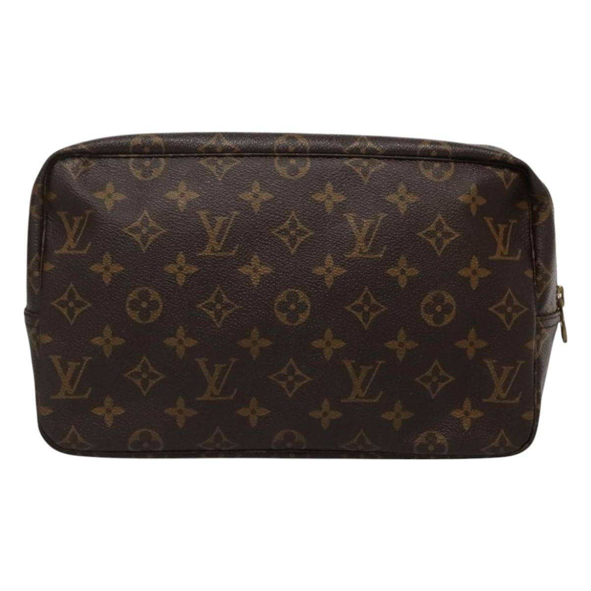 LOUIS VUITTON Monogram Trousse Toilette 28 Clutch Bag M47522 LV Auth 129280