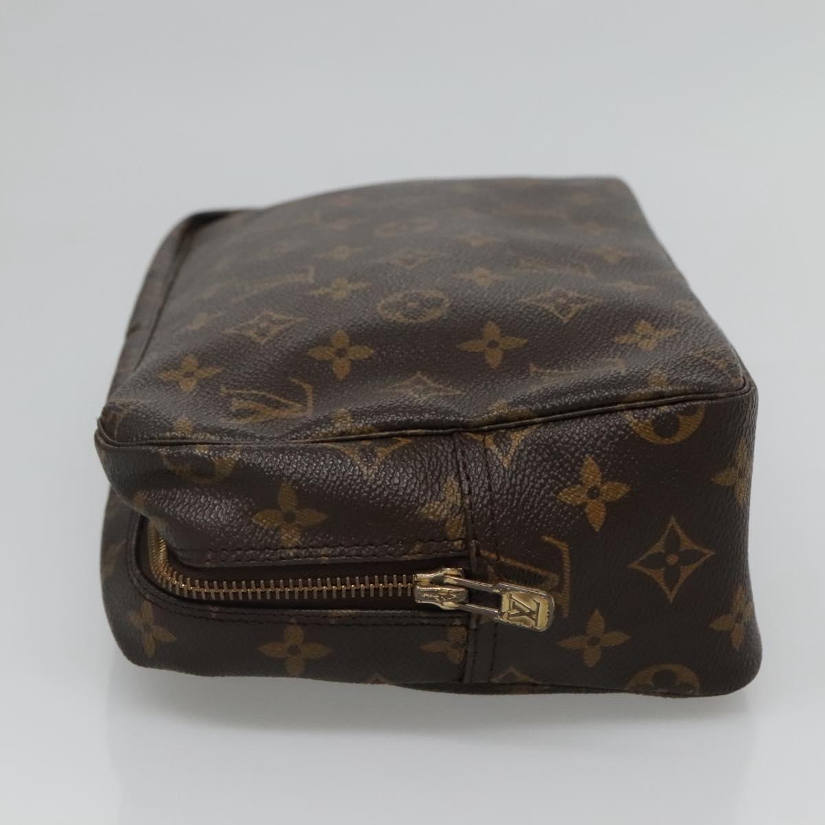 LOUIS VUITTON Monogram Trousse Toilette 28 Clutch Bag M47522 LV Auth 129280