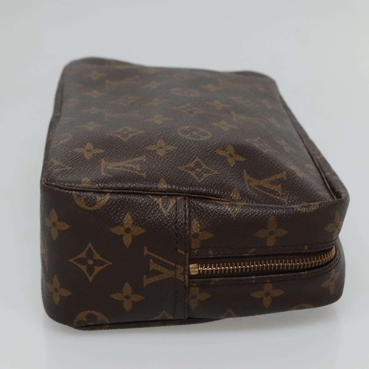 LOUIS VUITTON Monogram Trousse Toilette 28 Clutch Bag M47522 LV Auth 129280