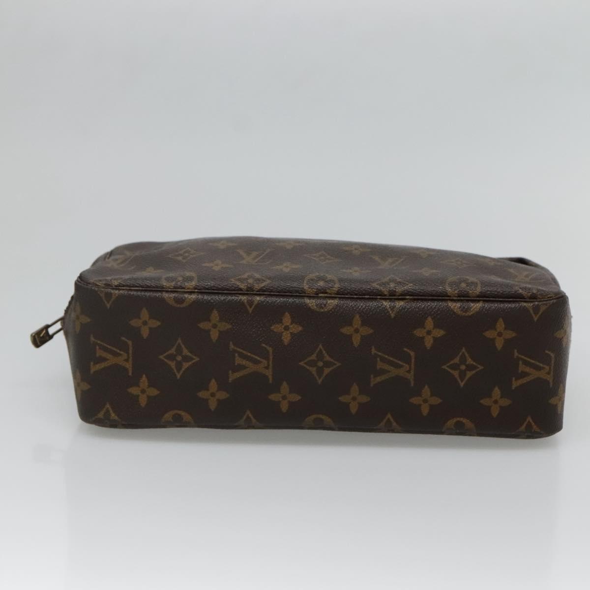 LOUIS VUITTON Monogram Trousse Toilette 28 Clutch Bag M47522 LV Auth 129280