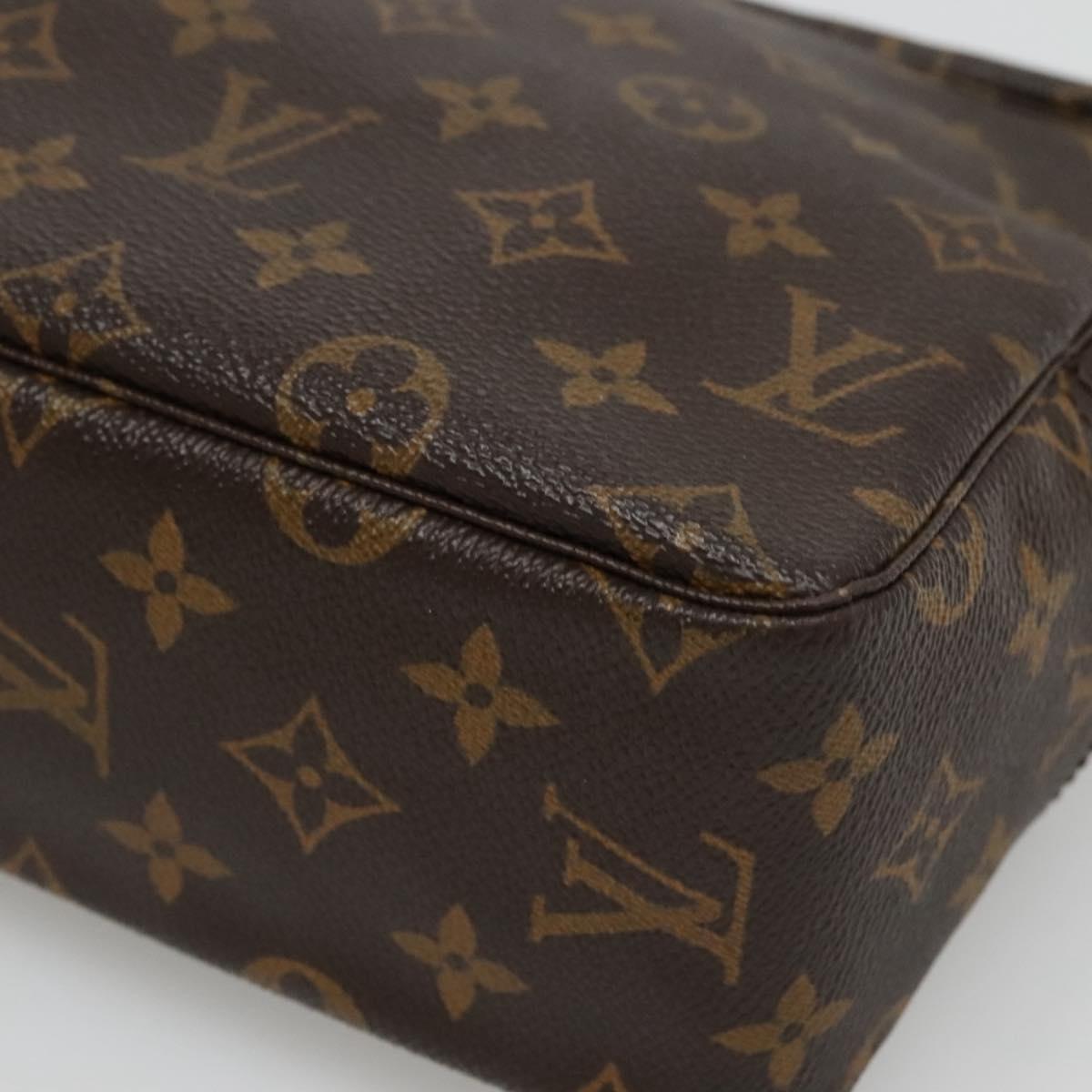 LOUIS VUITTON Monogram Trousse Toilette 28 Clutch Bag M47522 LV Auth 129280