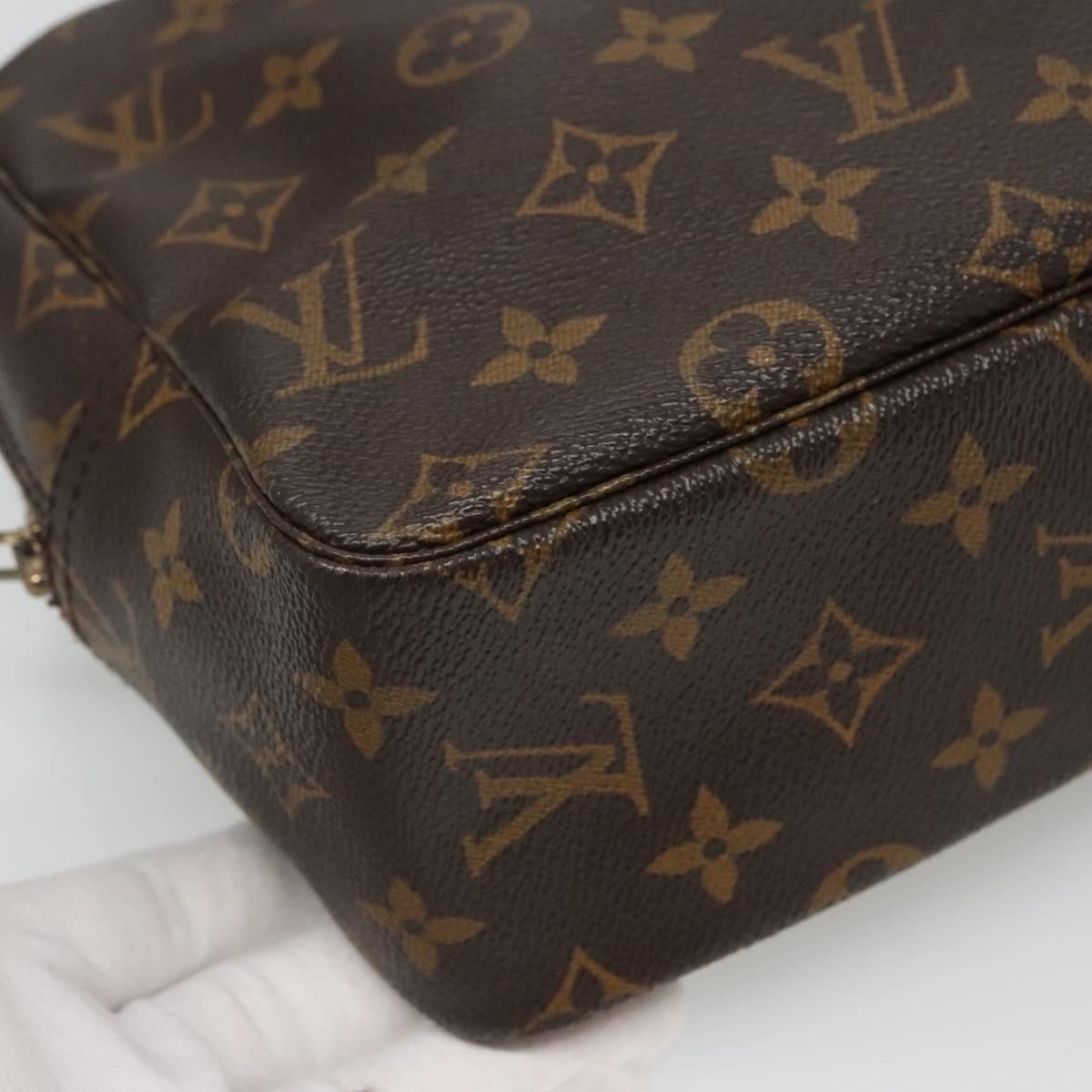 LOUIS VUITTON Monogram Trousse Toilette 28 Clutch Bag M47522 LV Auth 129280