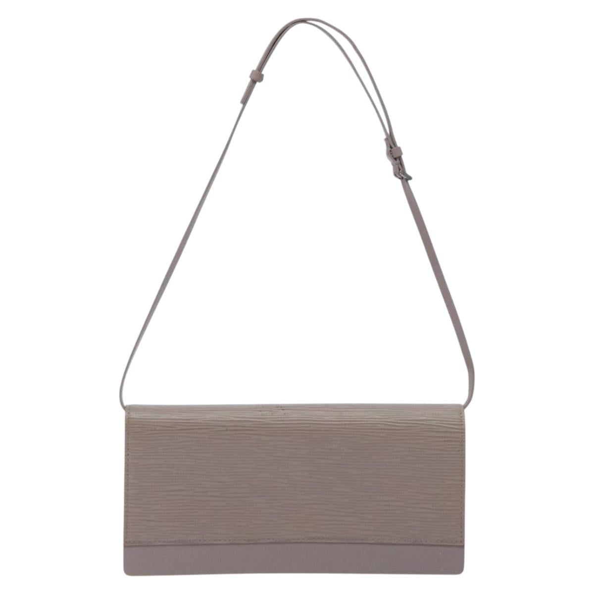 LOUIS VUITTON Epi Honfleur Clutch Bag Lilac M5273B LV Auth 129284