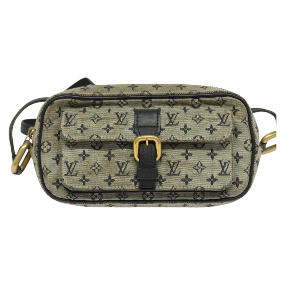 LOUIS VUITTON Monogram Mini Juliet MM Shoulder Bag Blue M92004 LV Auth 129285