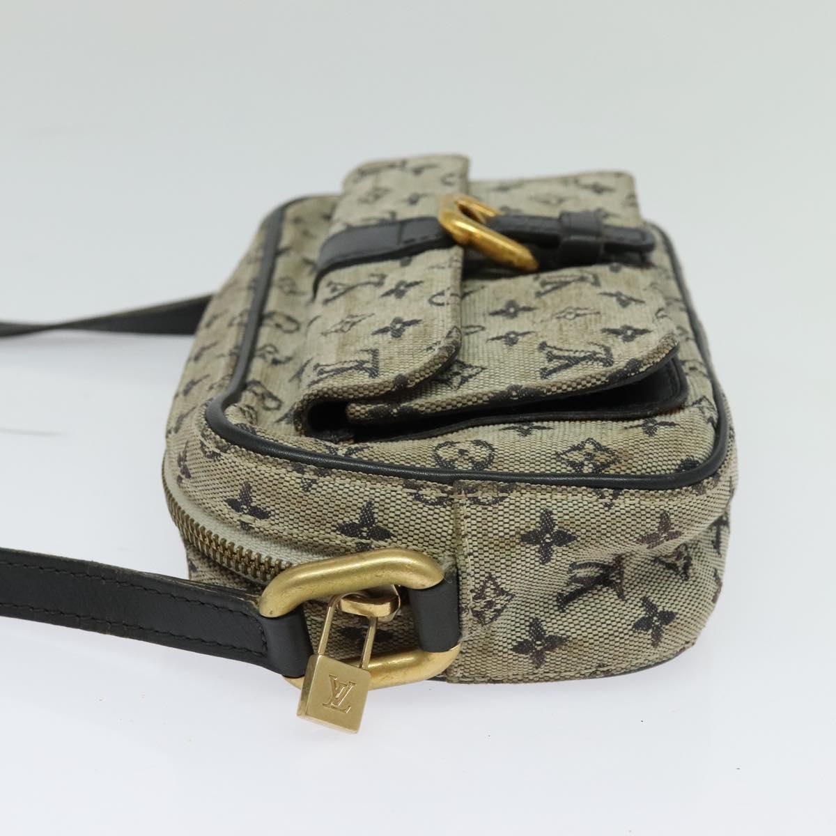 LOUIS VUITTON Monogram Mini Juliet MM Shoulder Bag Blue M92004 LV Auth 129285