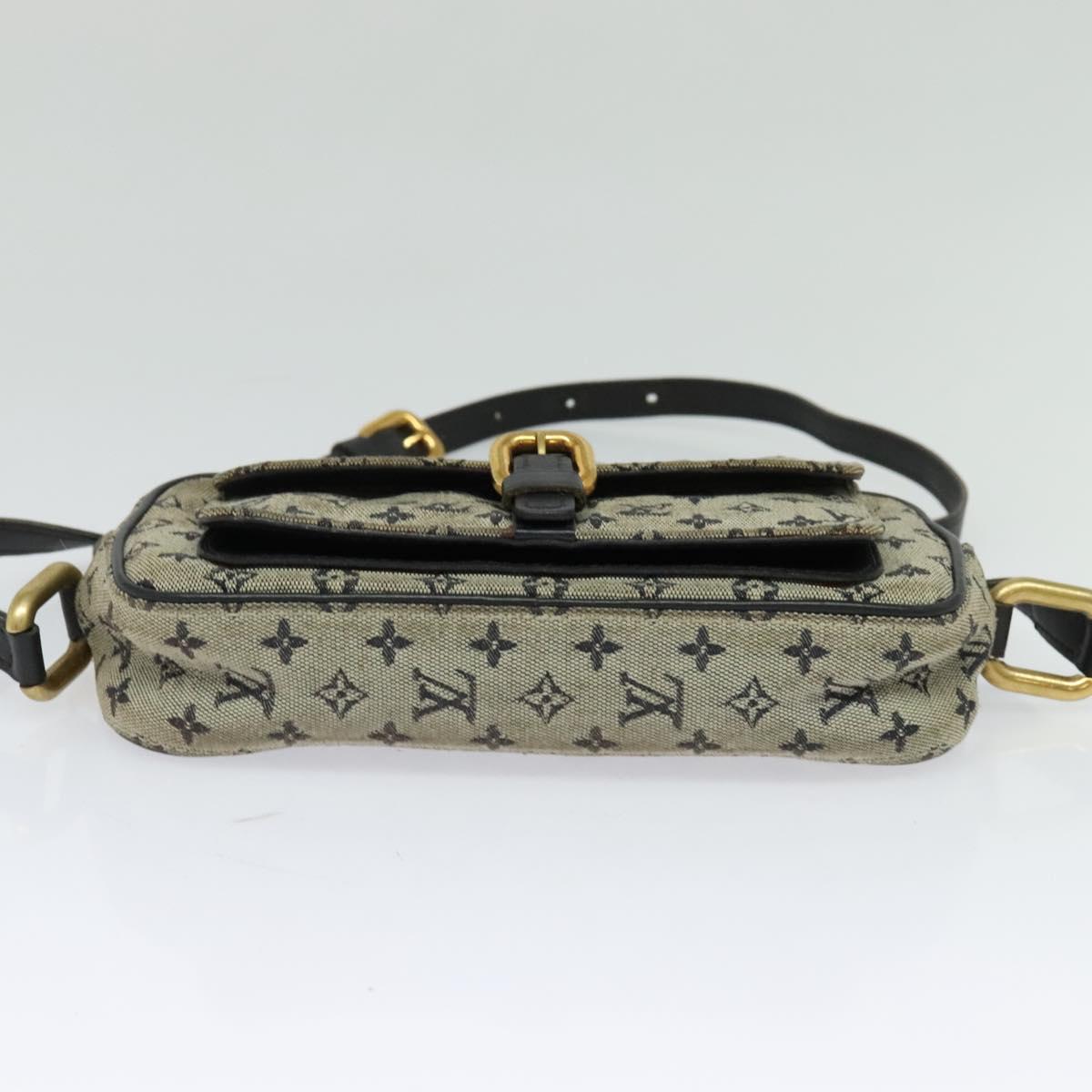 LOUIS VUITTON Monogram Mini Juliet MM Shoulder Bag Blue M92004 LV Auth 129285