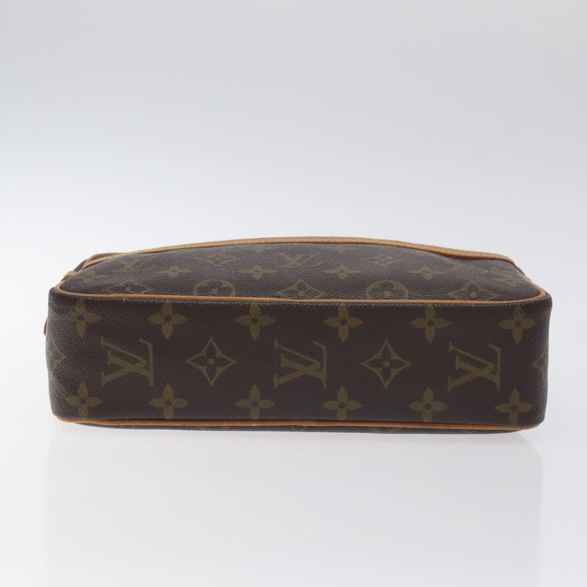 LOUIS VUITTON Monogram Compiegne 23 Clutch Bag M51847 LV Auth 129286