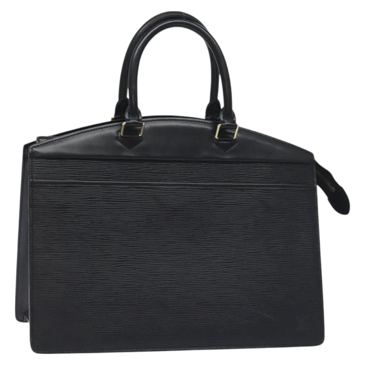 LOUIS VUITTON Epi Riviera Hand Bag Noir Black M48182 LV Auth 129304