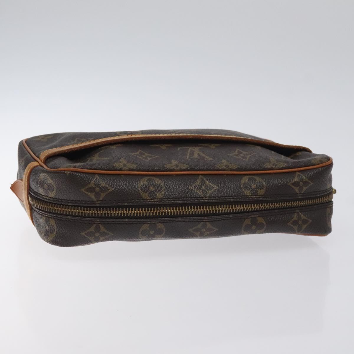 LOUIS VUITTON Monogram Compiegne 23 Clutch Bag M51847 LV Auth 129305