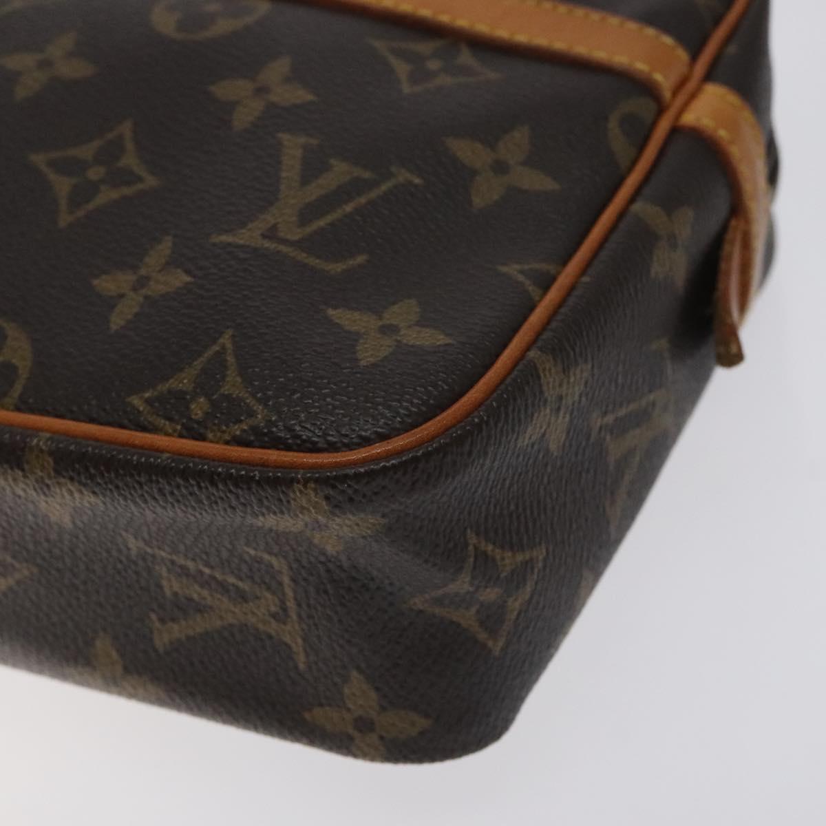 LOUIS VUITTON Monogram Compiegne 23 Clutch Bag M51847 LV Auth 129305