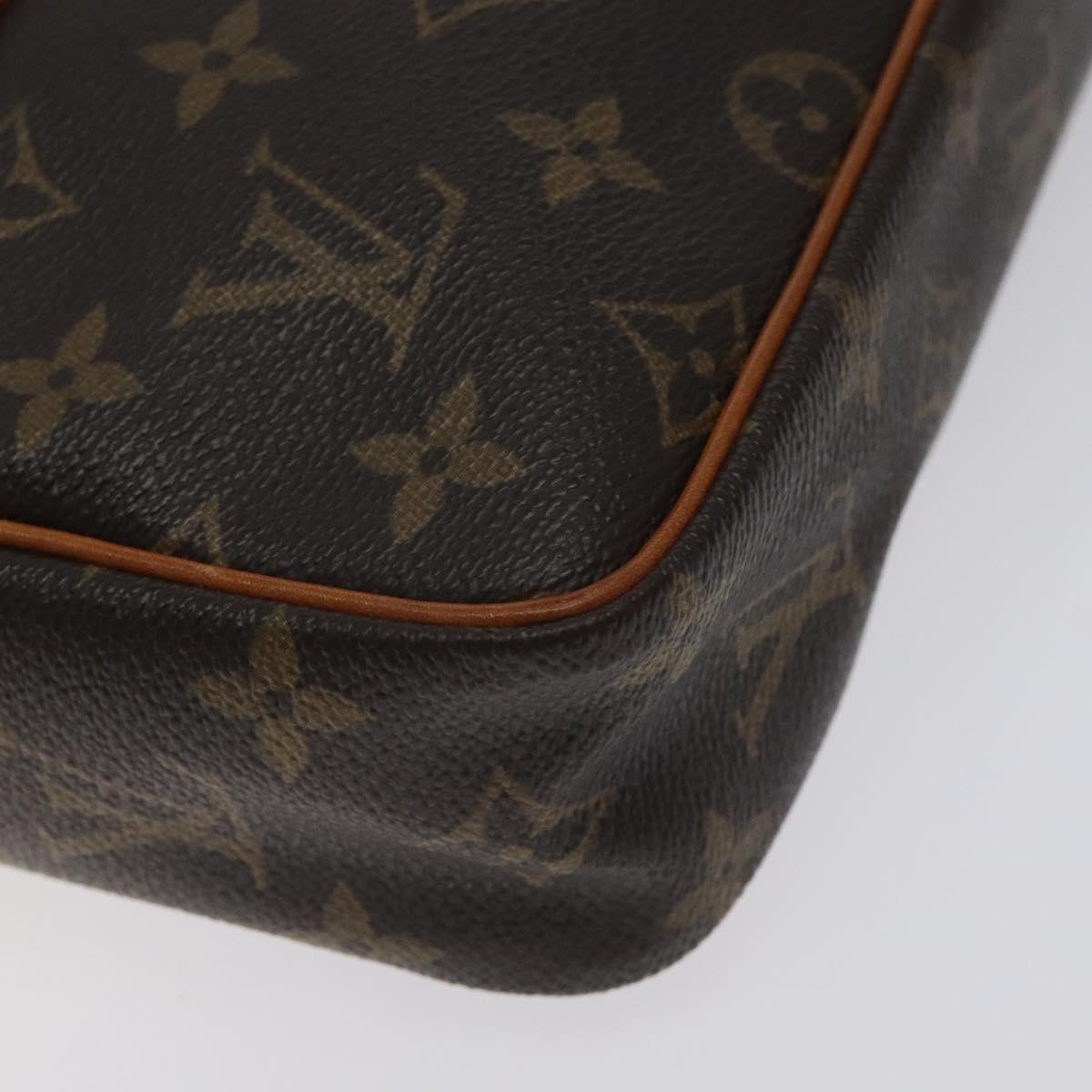 LOUIS VUITTON Monogram Compiegne 23 Clutch Bag M51847 LV Auth 129305