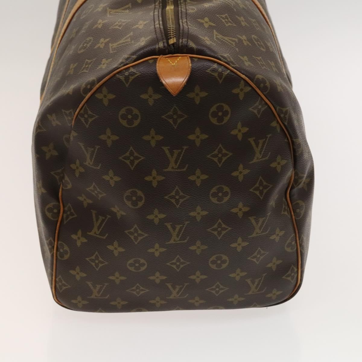 LOUIS VUITTON Monogram Keepall 55 Boston Bag M41424 LV Auth 129308