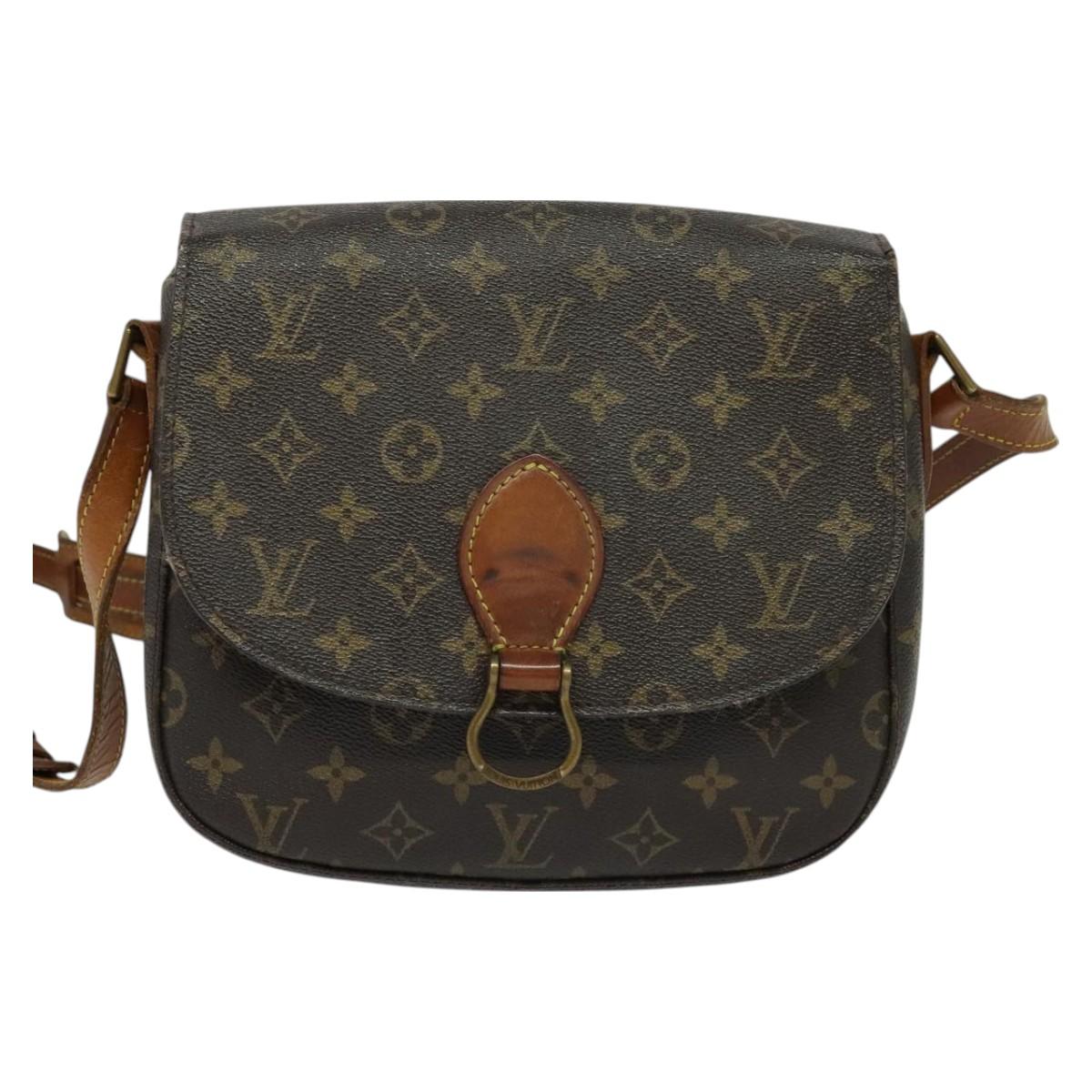 LOUIS VUITTON Monogram Monogram Saint Cloud GM Shoulder Bag M51242 Auth 129315