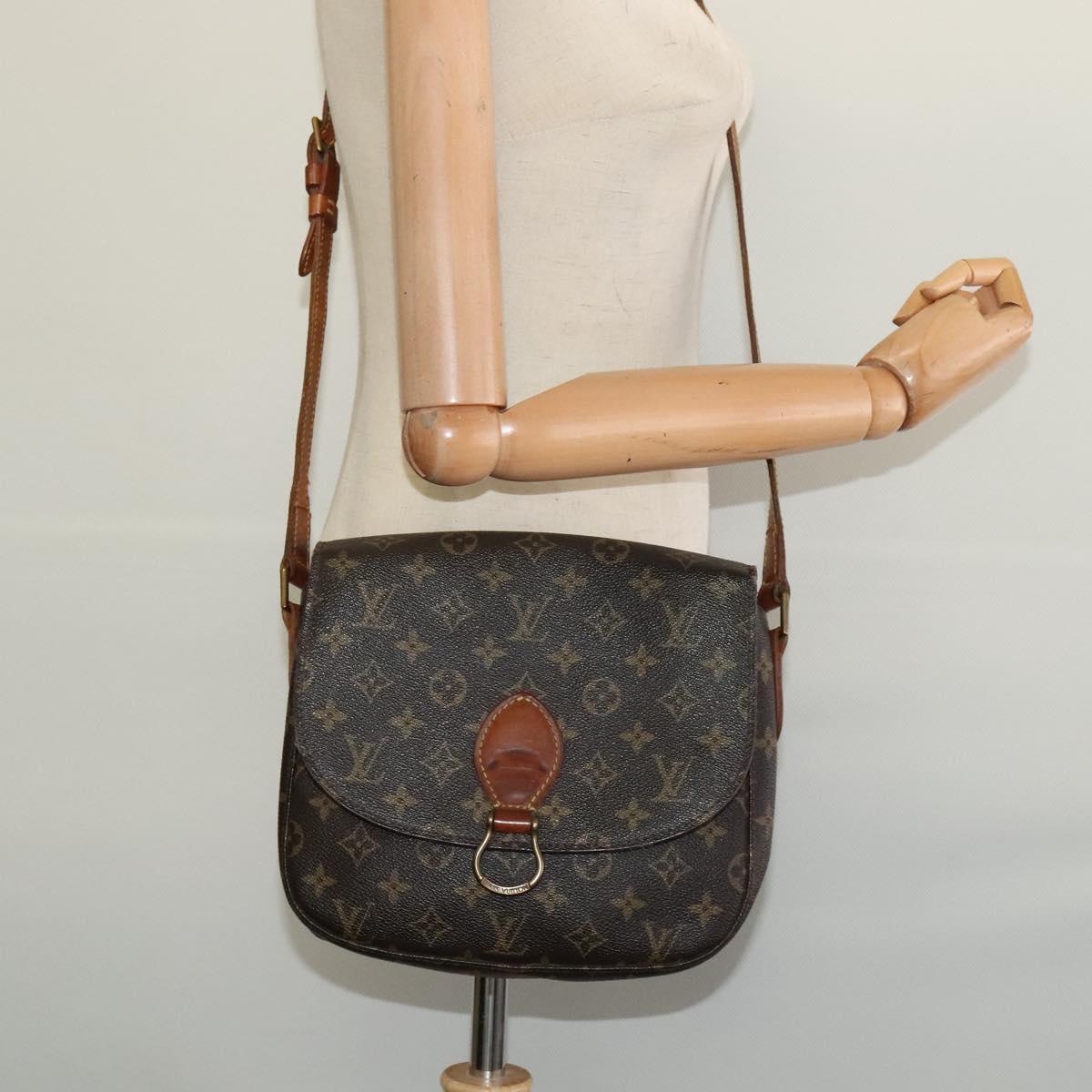 LOUIS VUITTON Monogram Monogram Saint Cloud GM Shoulder Bag M51242 Auth 129315