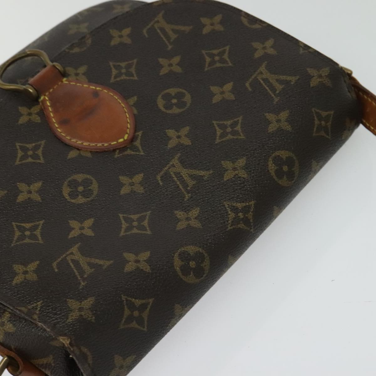LOUIS VUITTON Monogram Monogram Saint Cloud GM Shoulder Bag M51242 Auth 129315