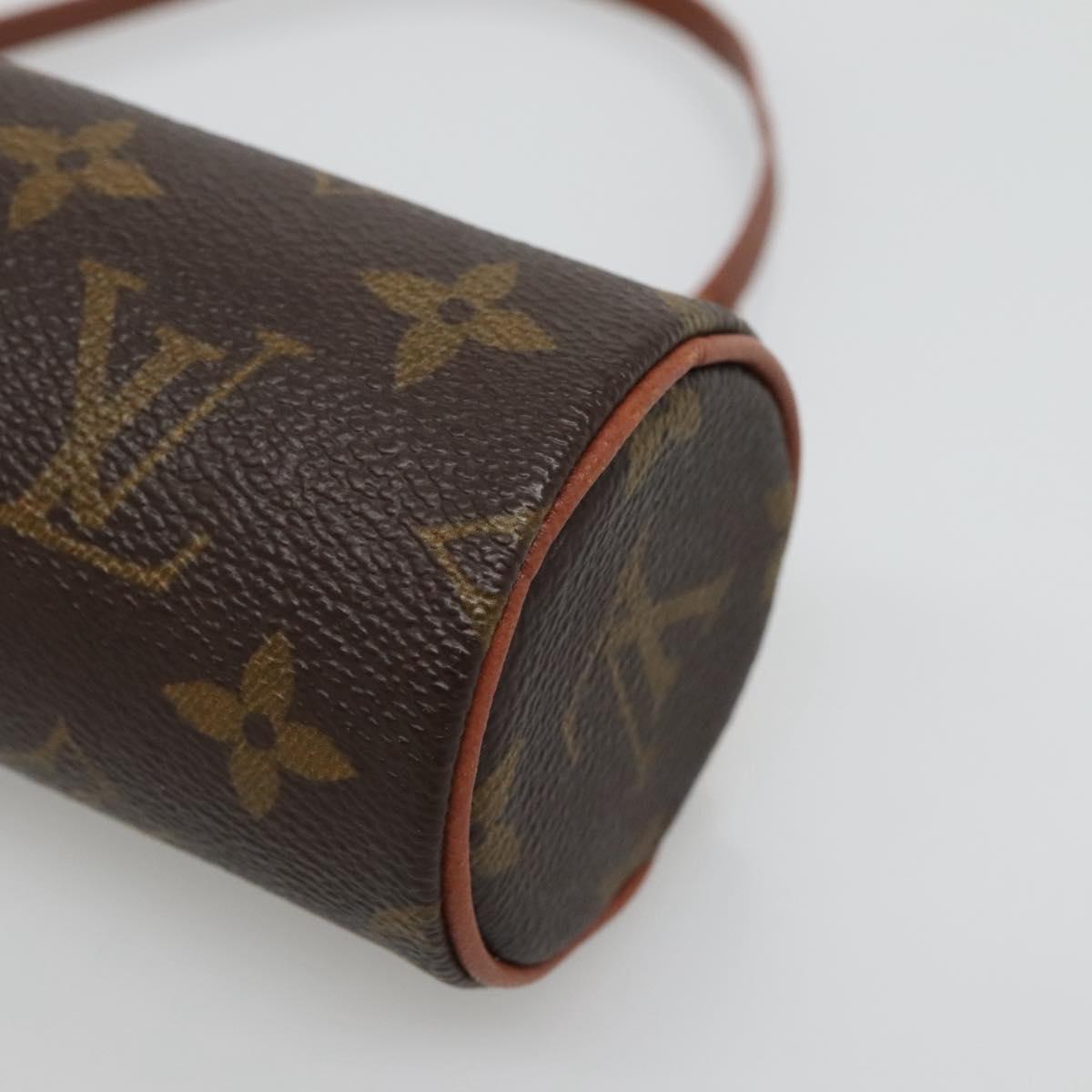LOUIS VUITTON Monogram Papillon Pouch LV Auth 129317