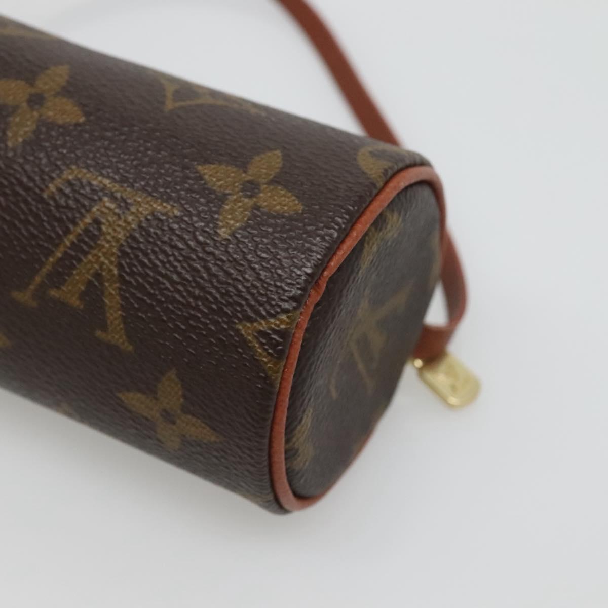 LOUIS VUITTON Monogram Papillon Pouch LV Auth 129317