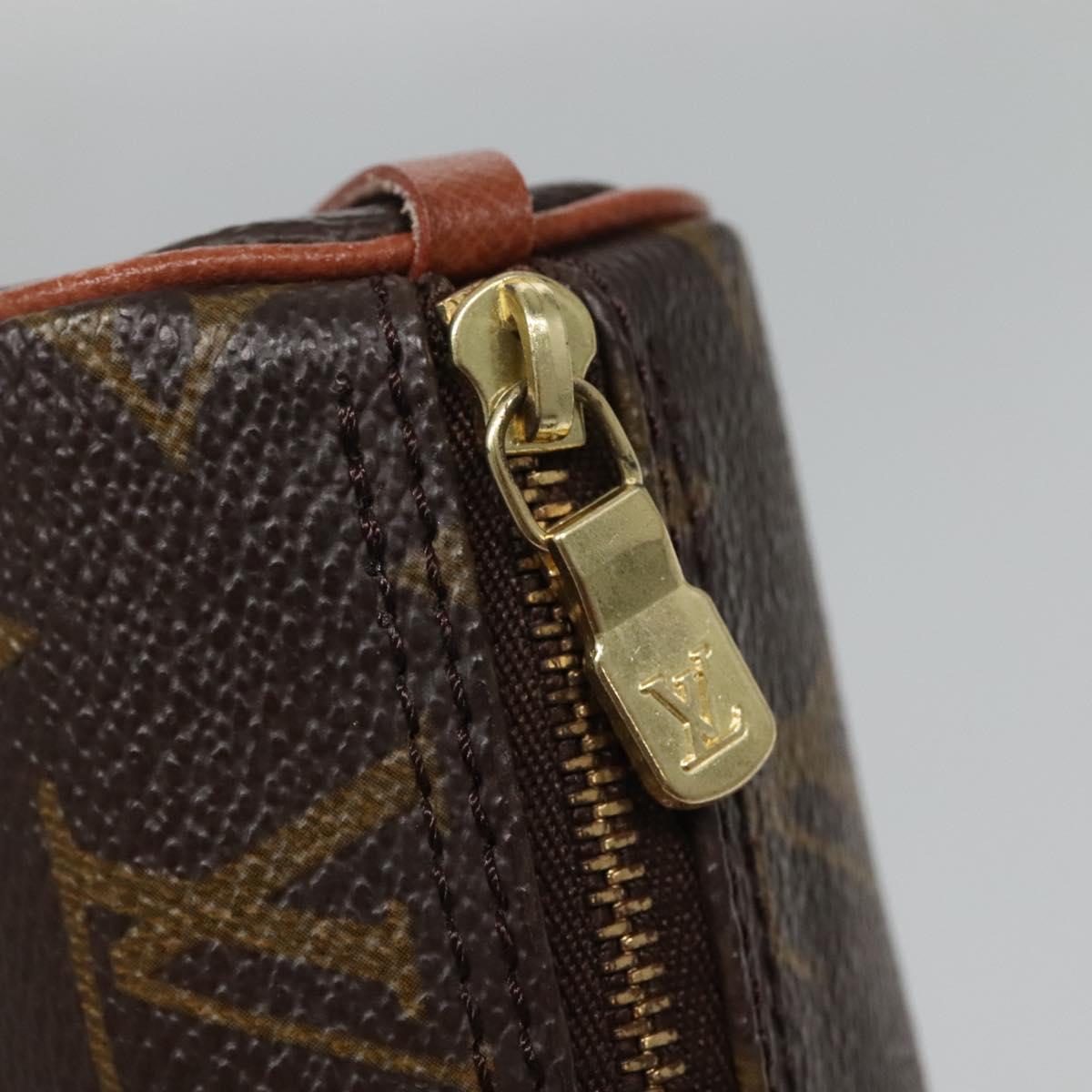 LOUIS VUITTON Monogram Papillon Pouch LV Auth 129317
