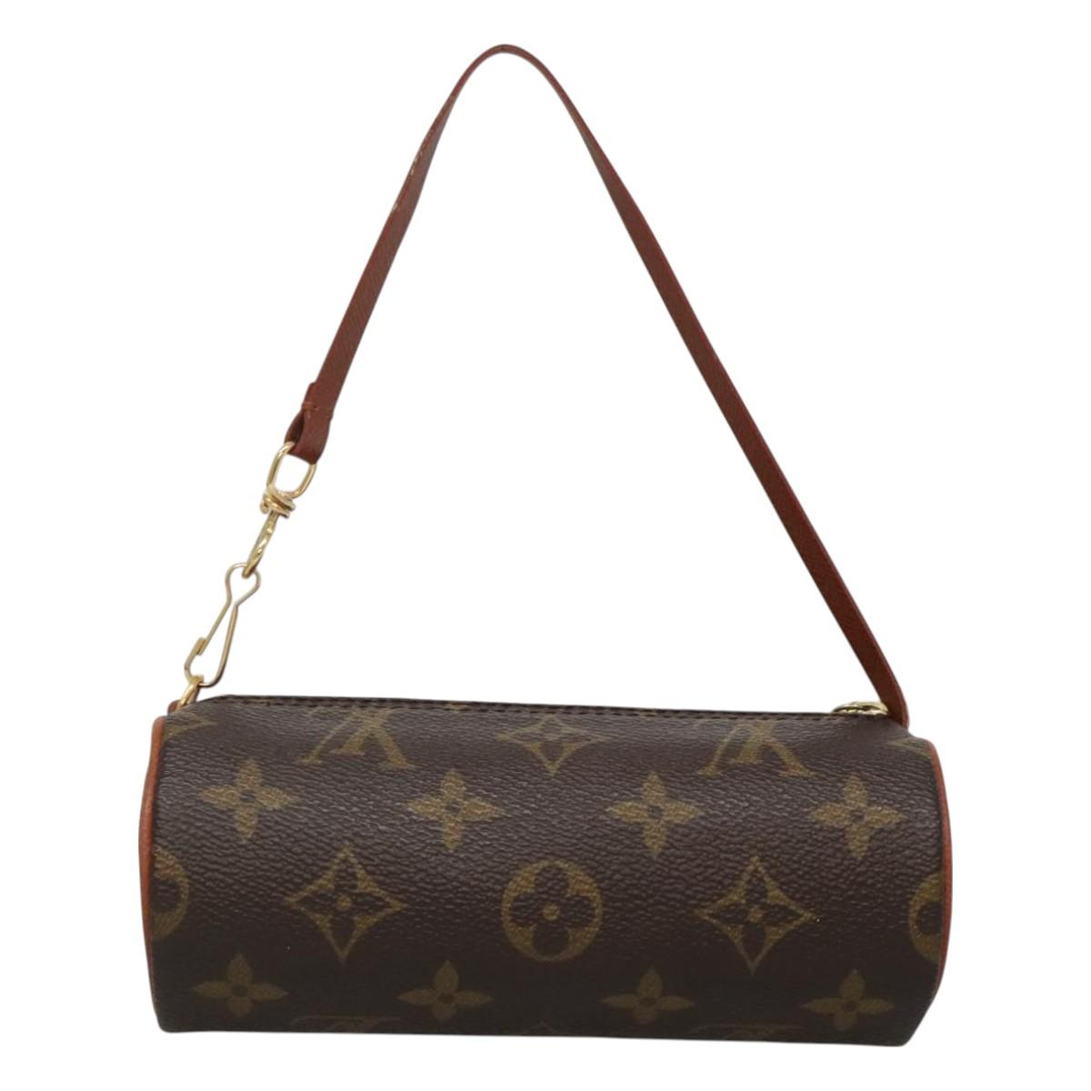 LOUIS VUITTON Monogram Papillon Pouch LV Auth 129317