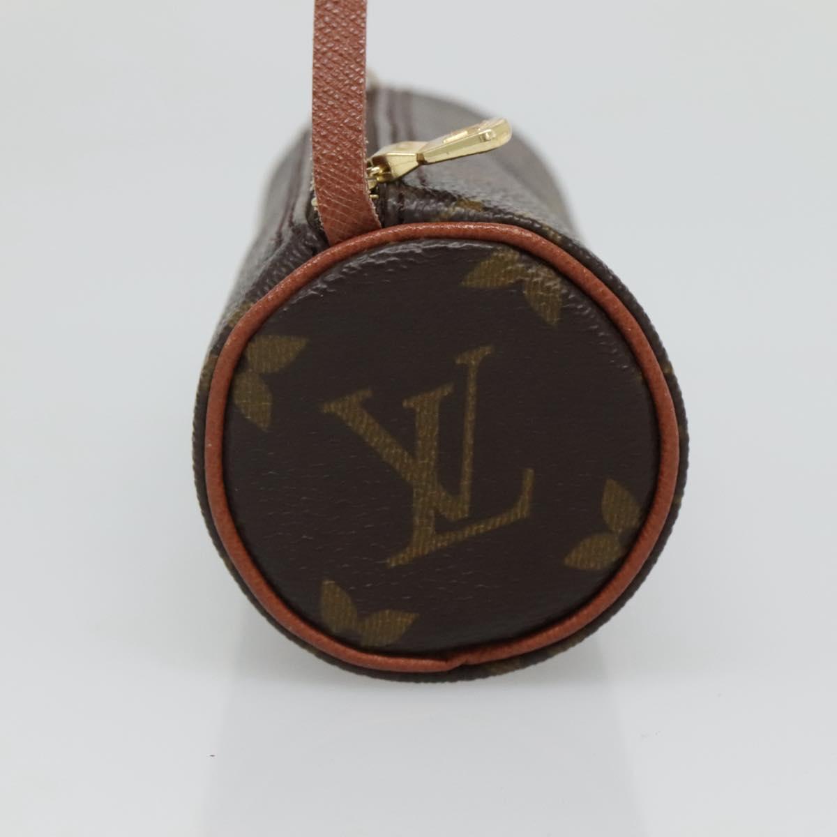 LOUIS VUITTON Monogram Papillon Pouch LV Auth 129317