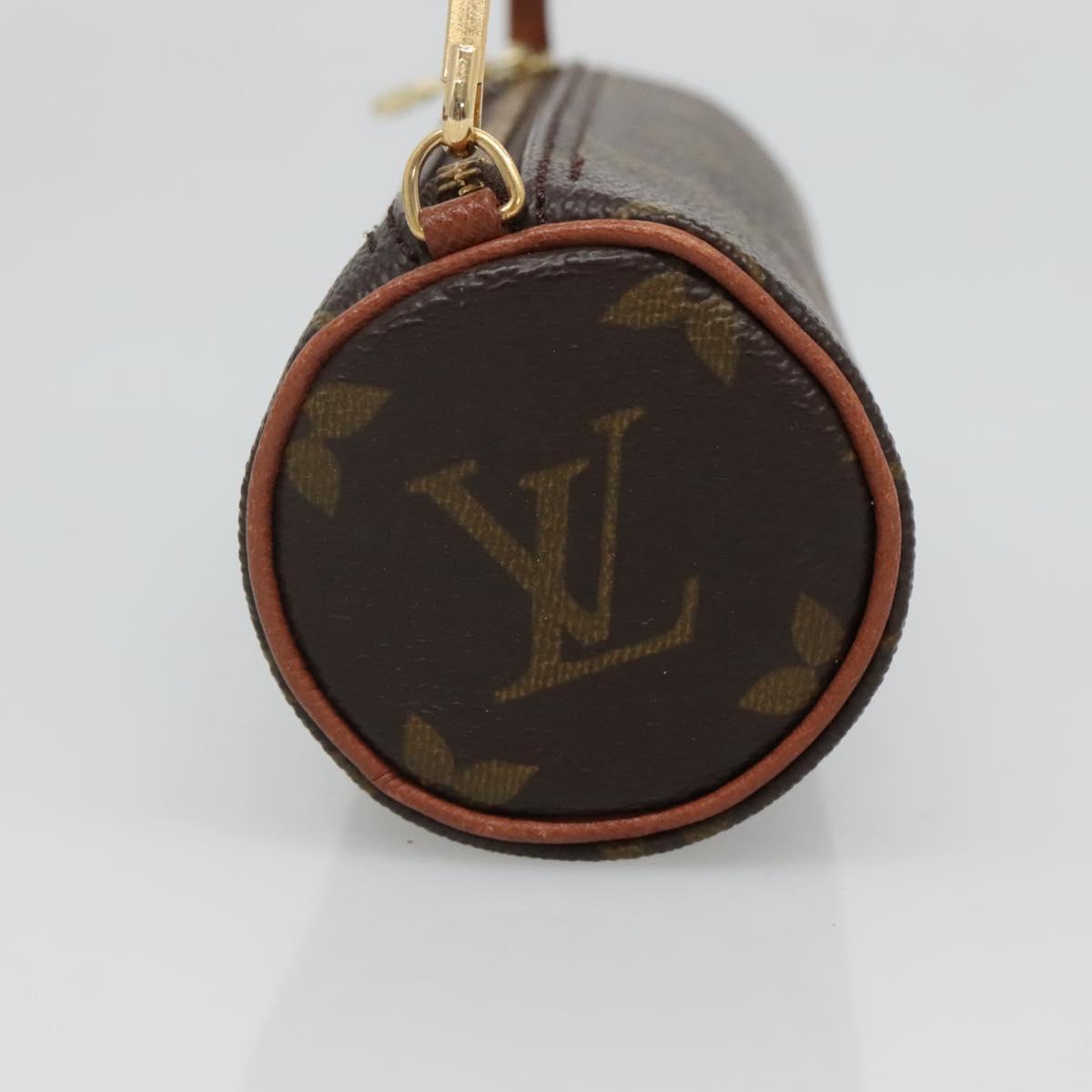 LOUIS VUITTON Monogram Papillon Pouch LV Auth 129317