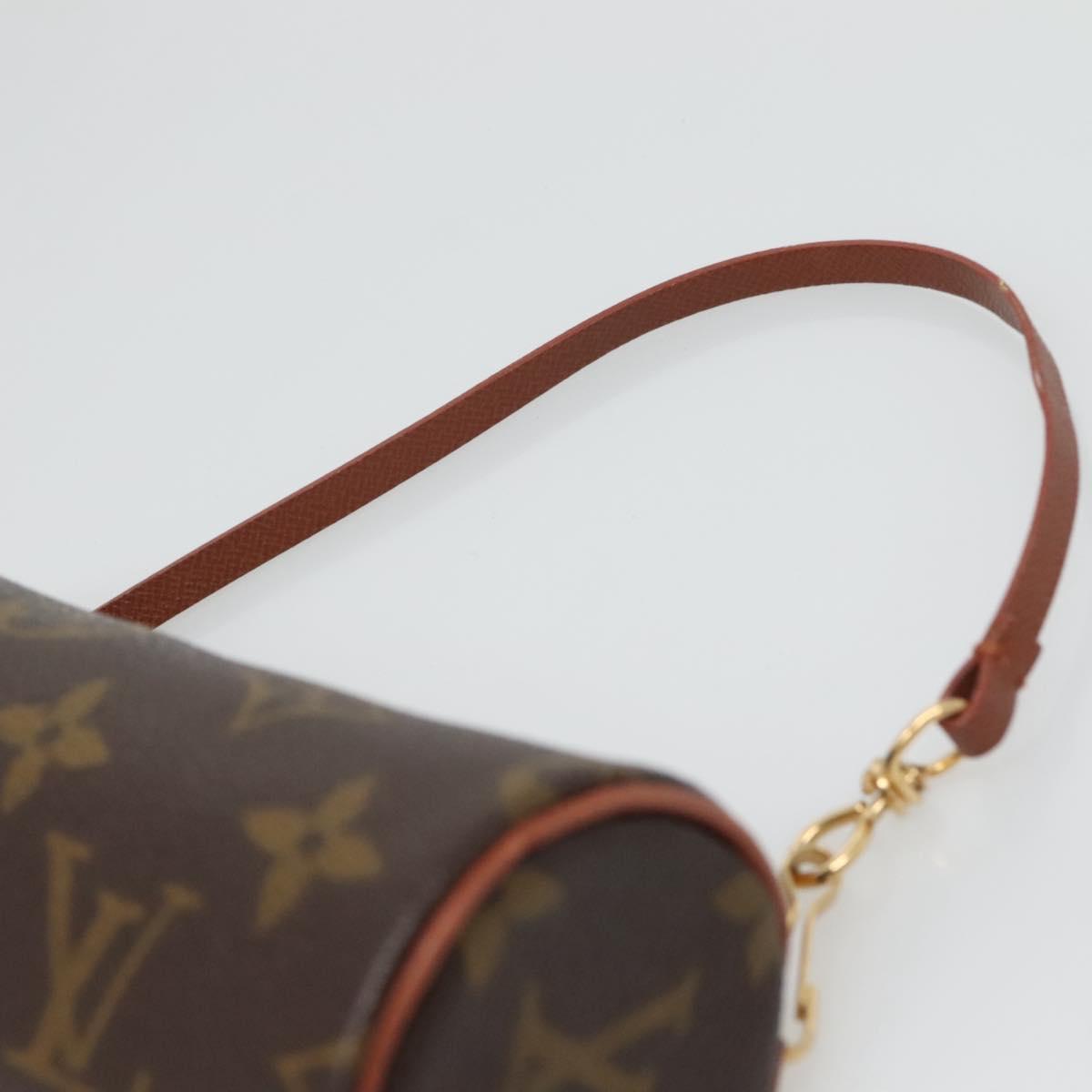 LOUIS VUITTON Monogram Papillon Pouch LV Auth 129317