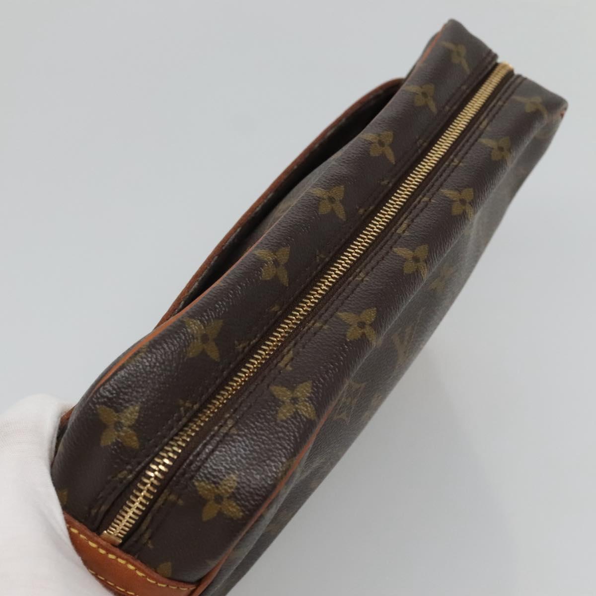 LOUIS VUITTON Monogram Compiegne 28 Clutch Bag M51845 LV Auth 129337