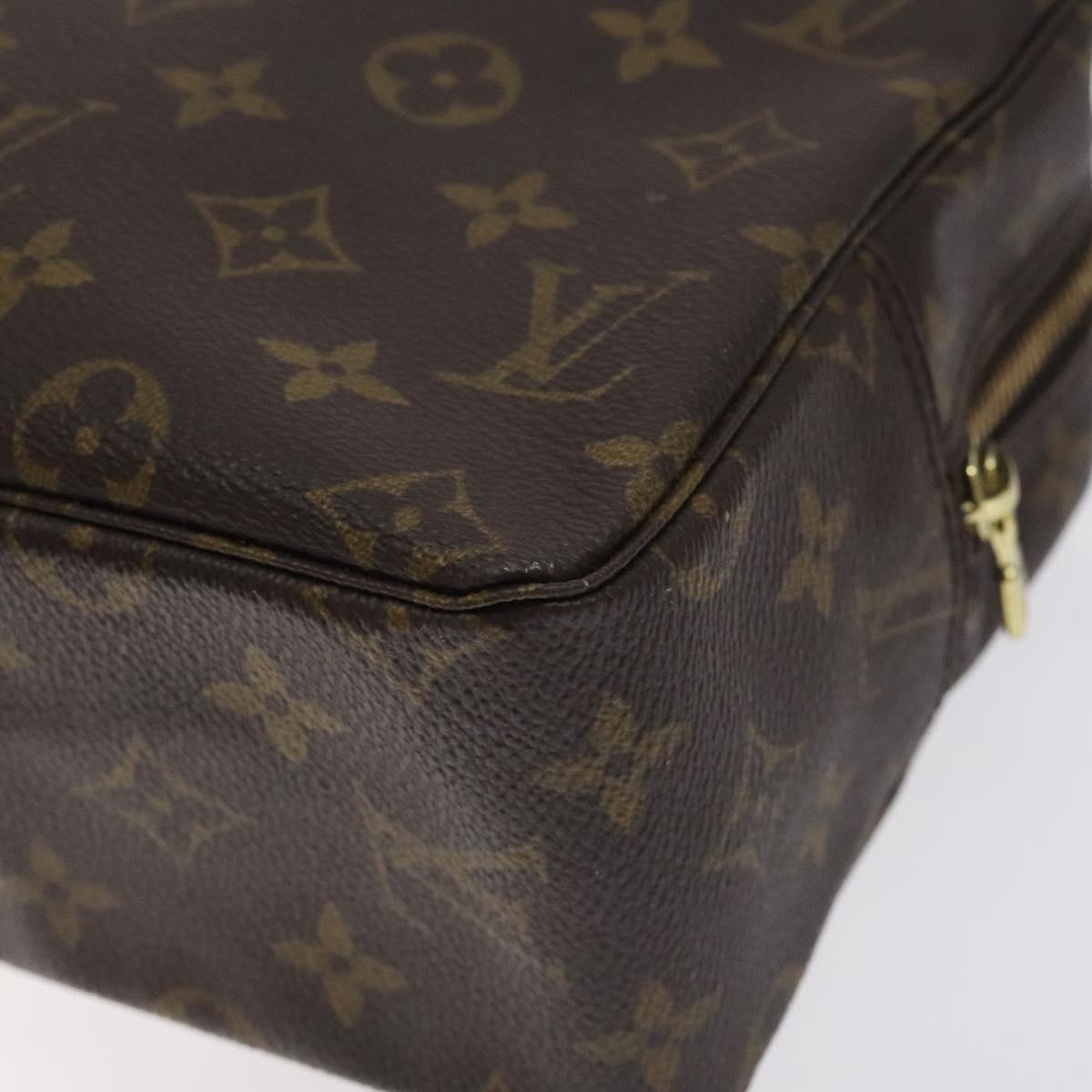 LOUIS VUITTON Monogram Trousse Toilette 28 Clutch Bag M47522 LV Auth 129369