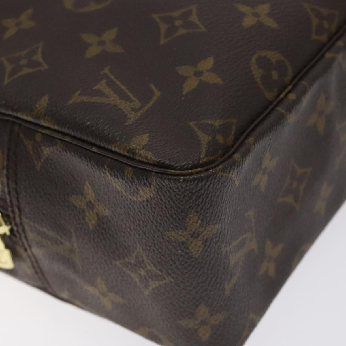 LOUIS VUITTON Monogram Trousse Toilette 28 Clutch Bag M47522 LV Auth 129369
