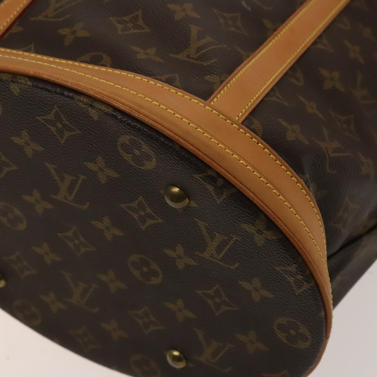 LOUIS VUITTON Monogram Bucket GM Shoulder Bag M42236 LV Auth 129375
