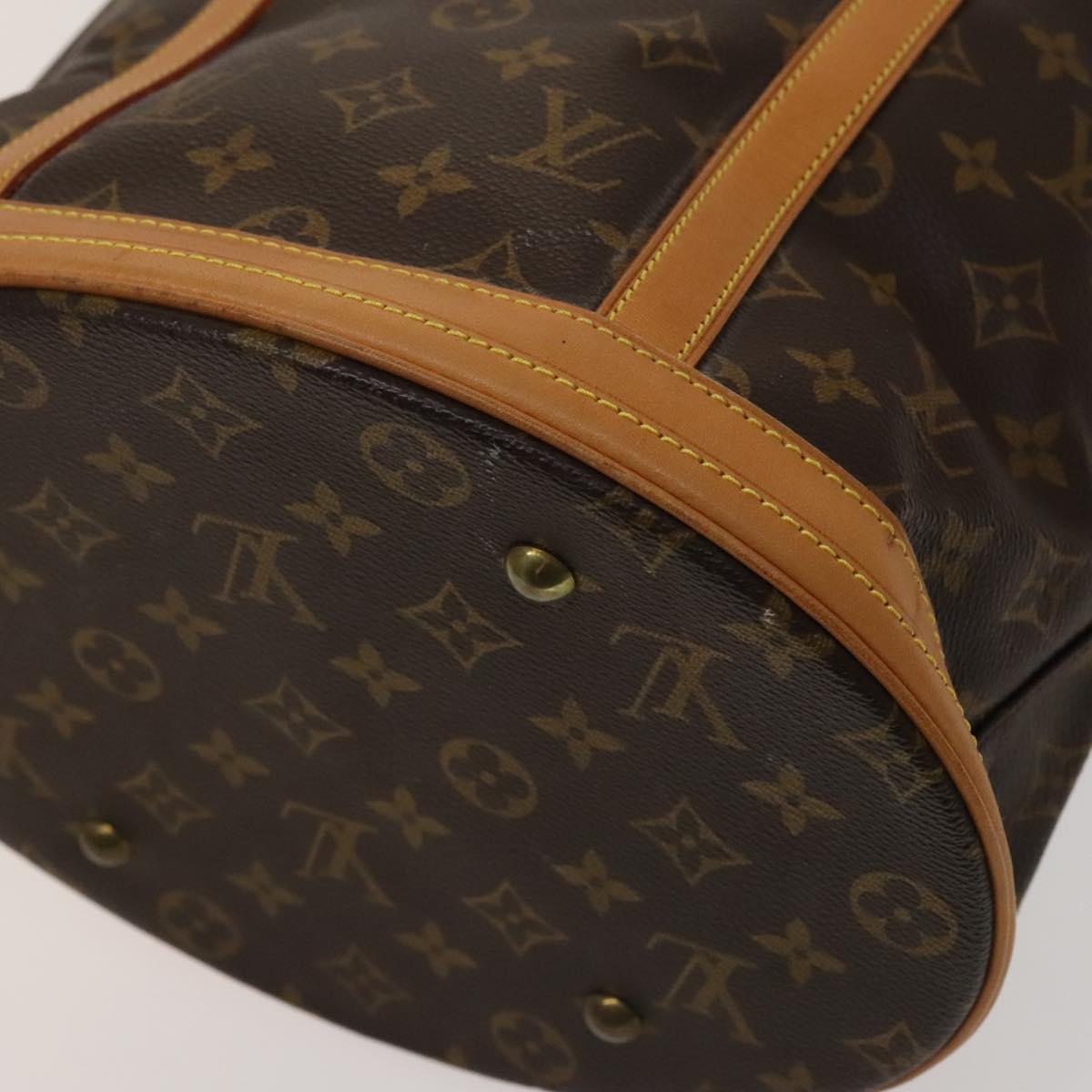 LOUIS VUITTON Monogram Bucket GM Shoulder Bag M42236 LV Auth 129375