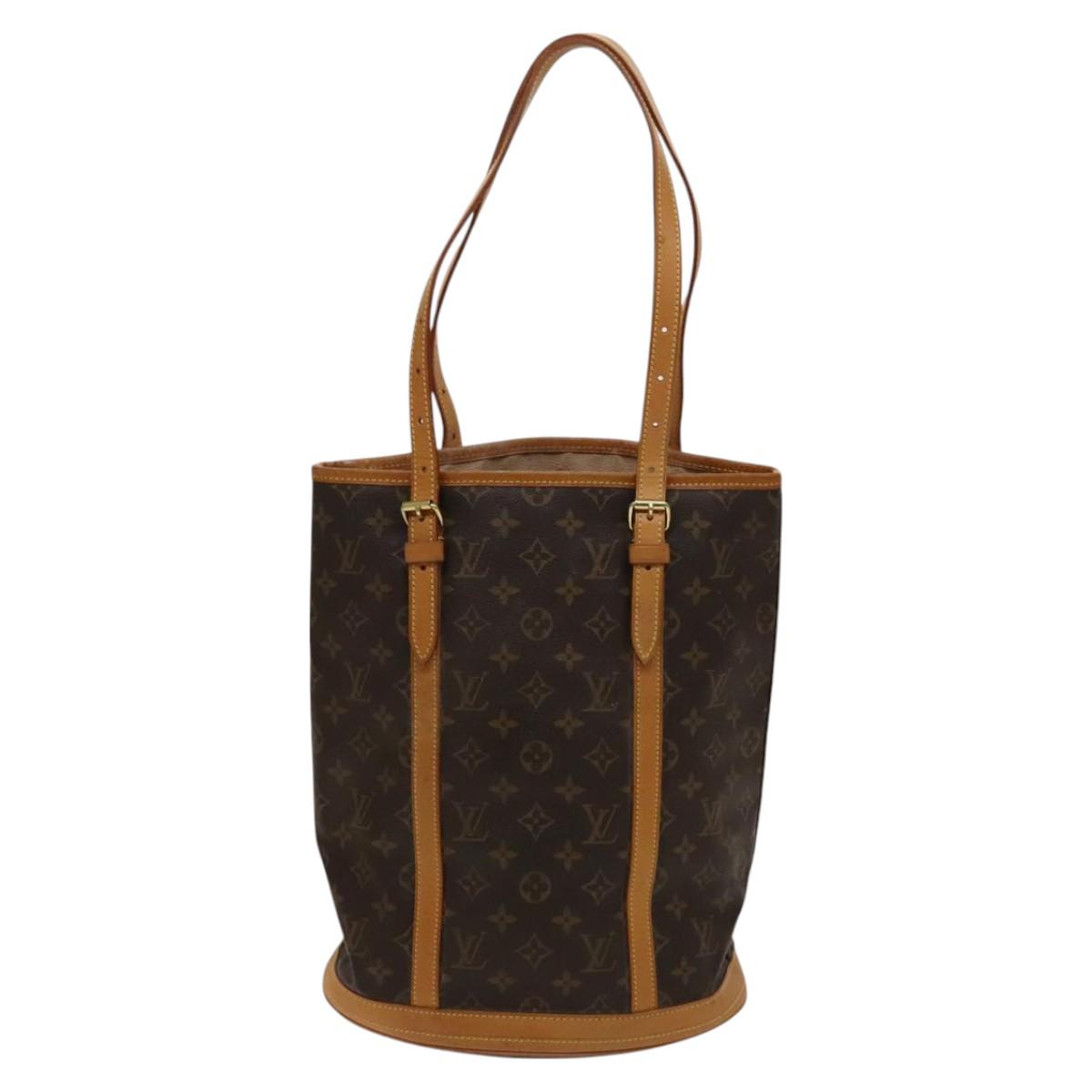 LOUIS VUITTON Monogram Bucket GM Shoulder Bag M42236 LV Auth 129375