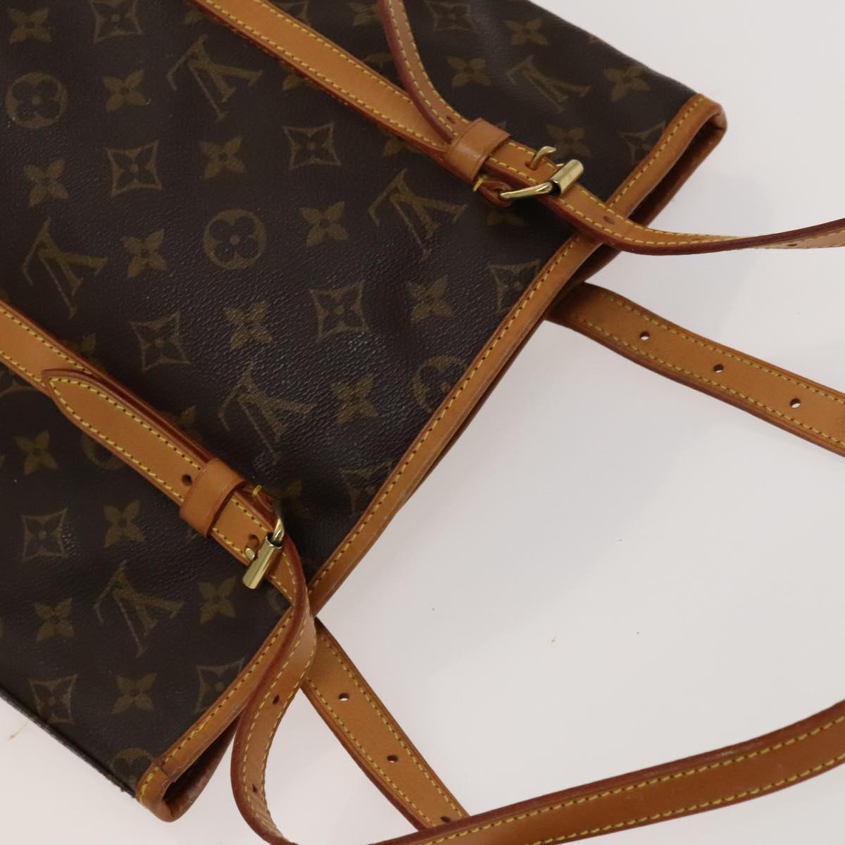 LOUIS VUITTON Monogram Bucket GM Shoulder Bag M42236 LV Auth 129375