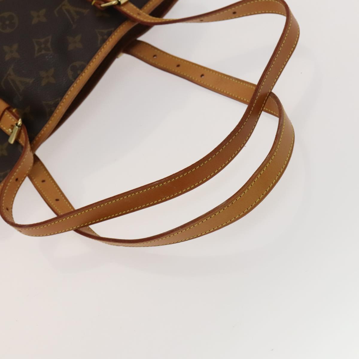 LOUIS VUITTON Monogram Bucket GM Shoulder Bag M42236 LV Auth 129375
