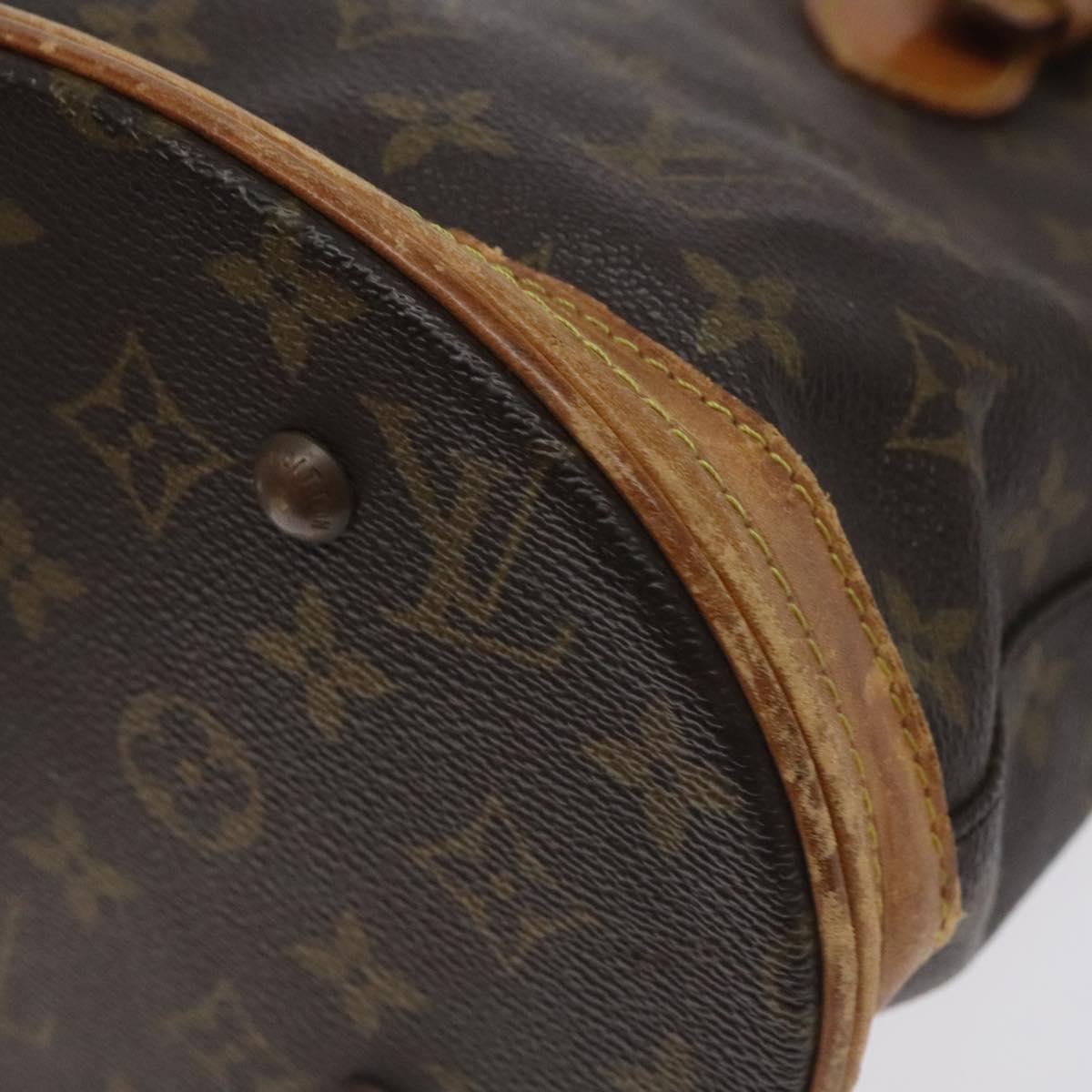 LOUIS VUITTON Monogram Bucket PM Shoulder Bag Vintage M42238 LV Auth 129386