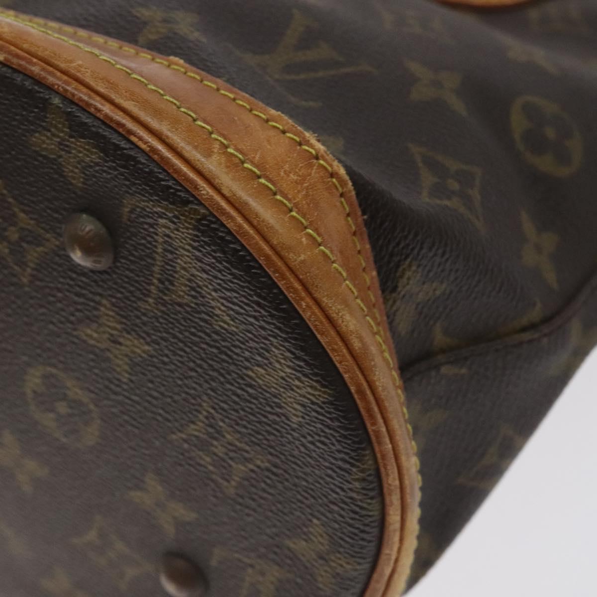 LOUIS VUITTON Monogram Bucket PM Shoulder Bag Vintage M42238 LV Auth 129386