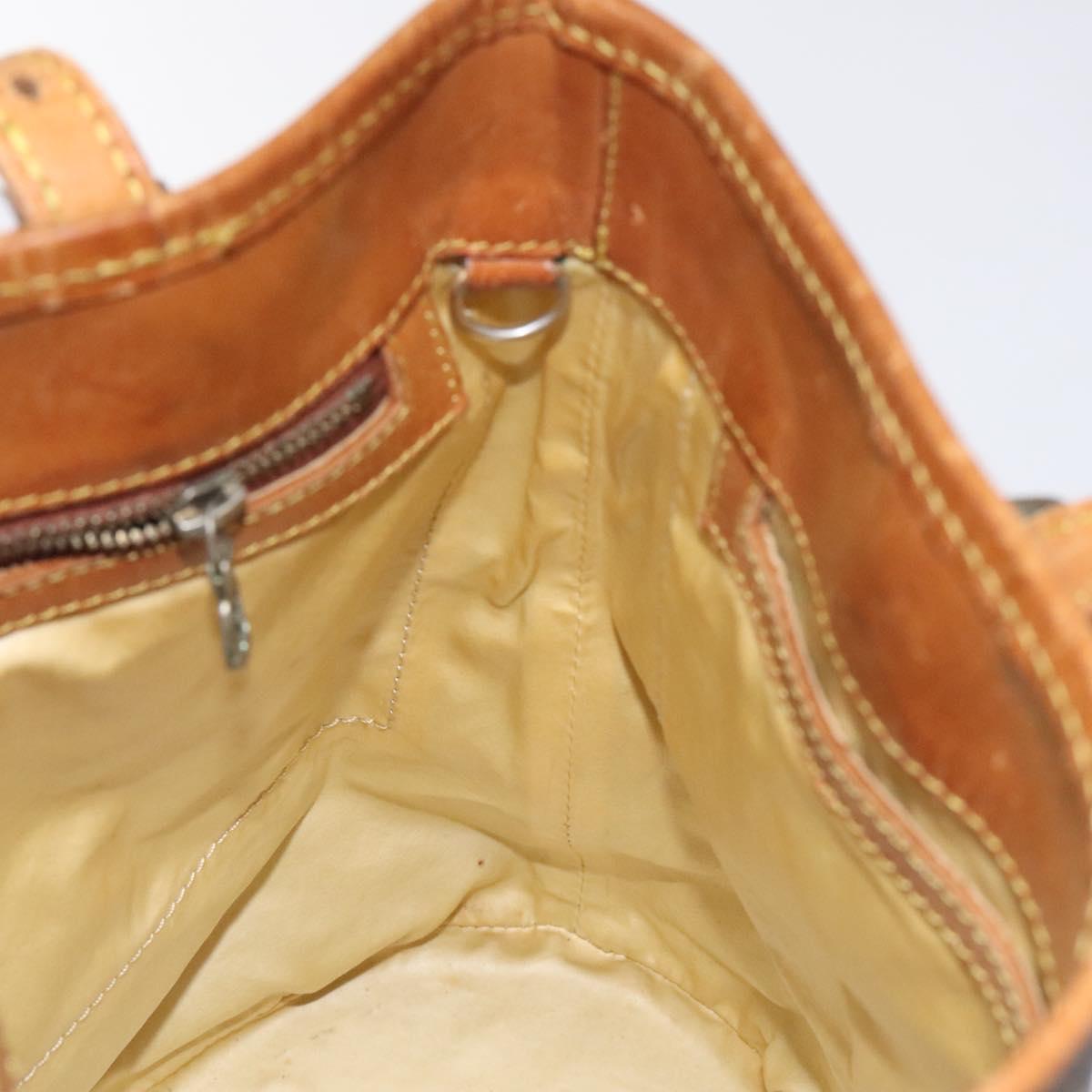 LOUIS VUITTON Monogram Bucket PM Shoulder Bag Vintage M42238 LV Auth 129386