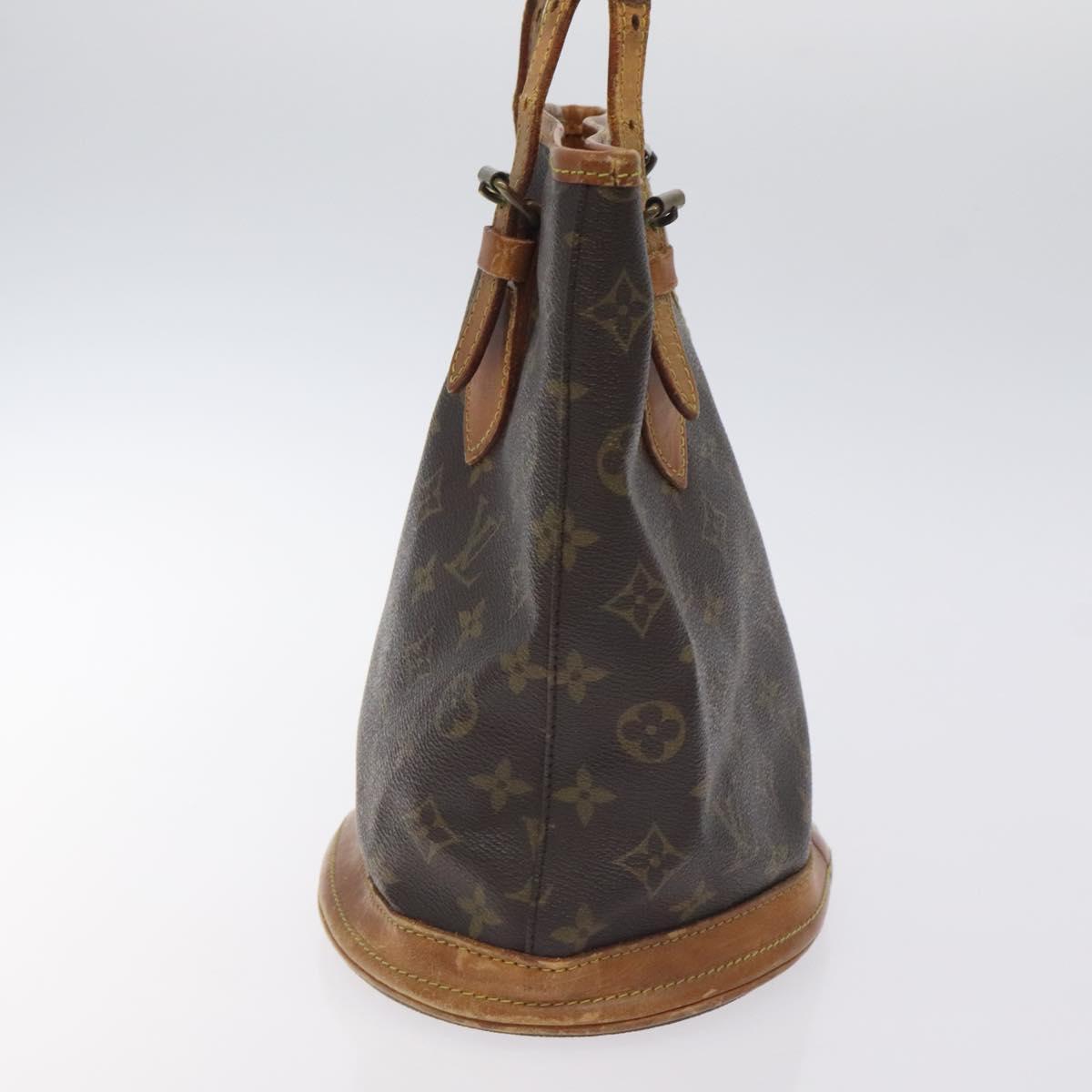 LOUIS VUITTON Monogram Bucket PM Shoulder Bag Vintage M42238 LV Auth 129386