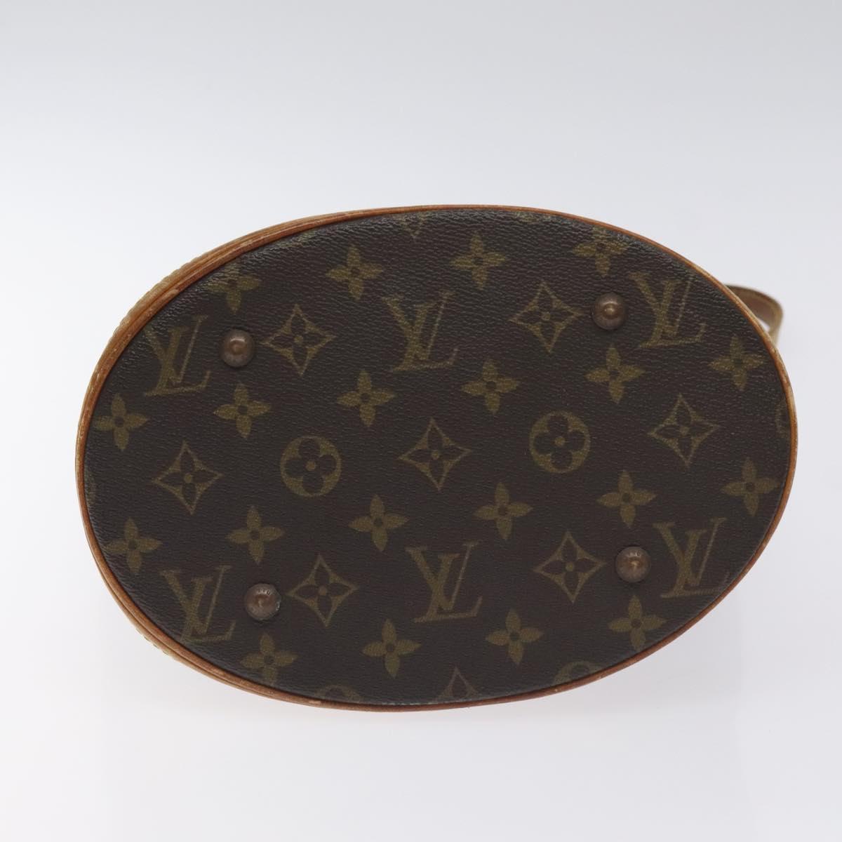LOUIS VUITTON Monogram Bucket PM Shoulder Bag Vintage M42238 LV Auth 129386