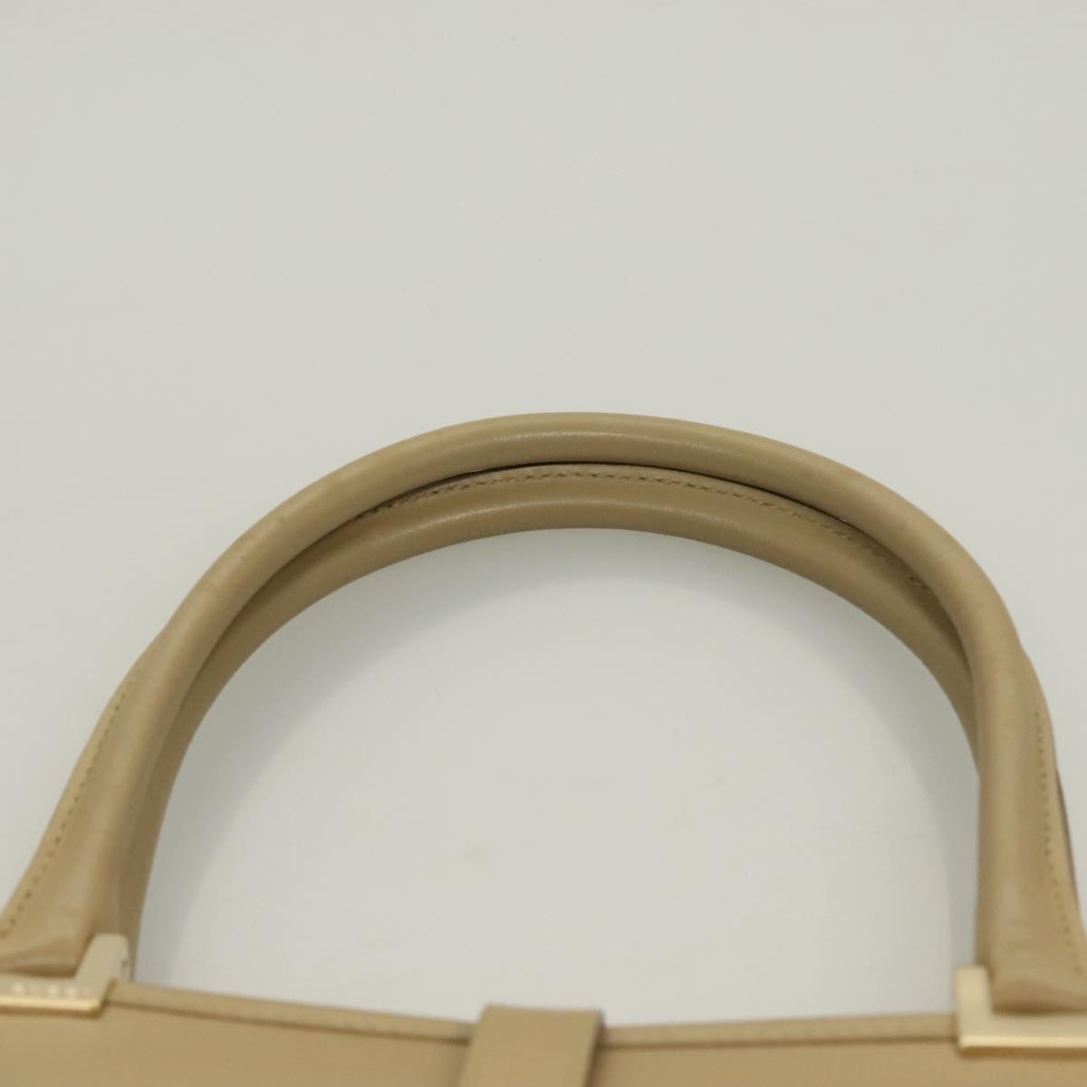 GUCCI Micro GG Canvas Jackie Hand Bag Beige Gold 002 1065 Auth 129399