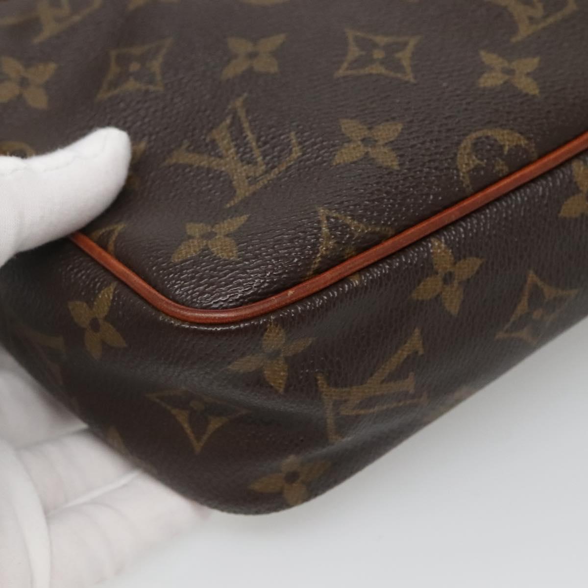 LOUIS VUITTON Monogram Compiegne 23 Clutch Bag M51847 LV Auth 129407