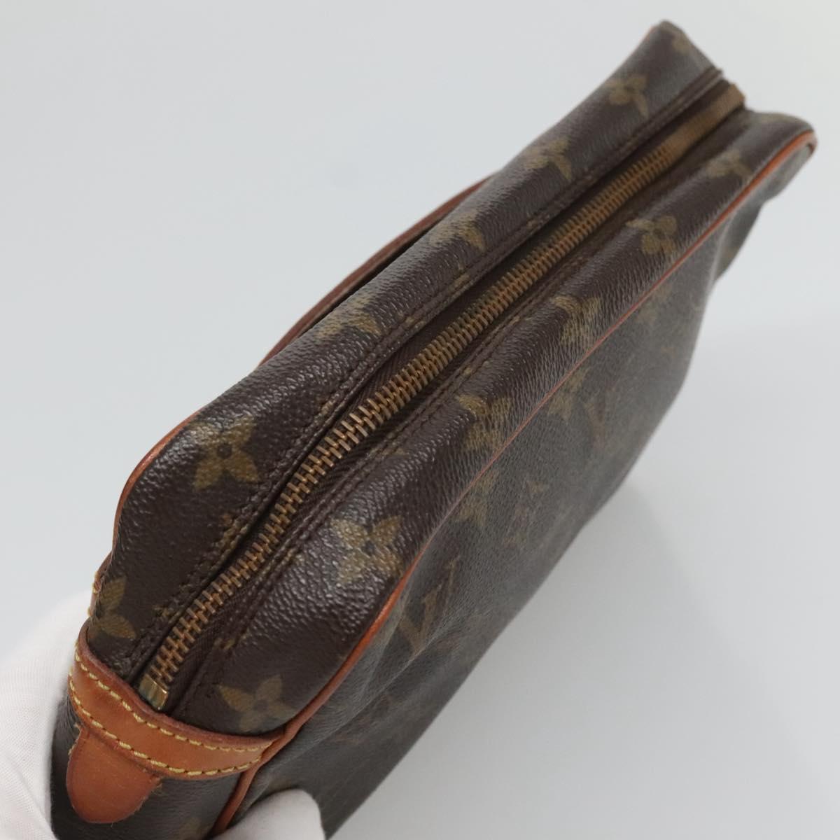 LOUIS VUITTON Monogram Compiegne 23 Clutch Bag M51847 LV Auth 129407