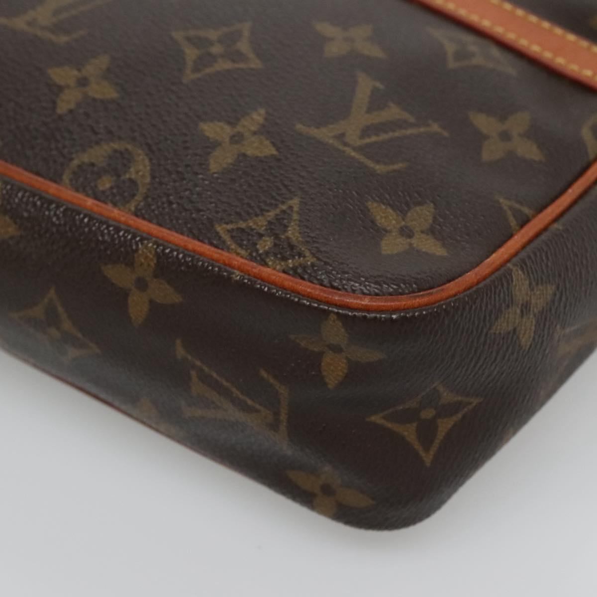 LOUIS VUITTON Monogram Compiegne 23 Clutch Bag M51847 LV Auth 129407