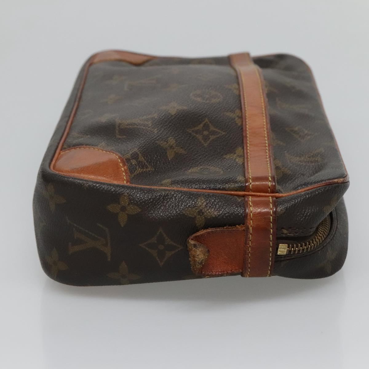 LOUIS VUITTON Monogram Compiegne 28 Clutch Bag M51845 LV Auth 129413