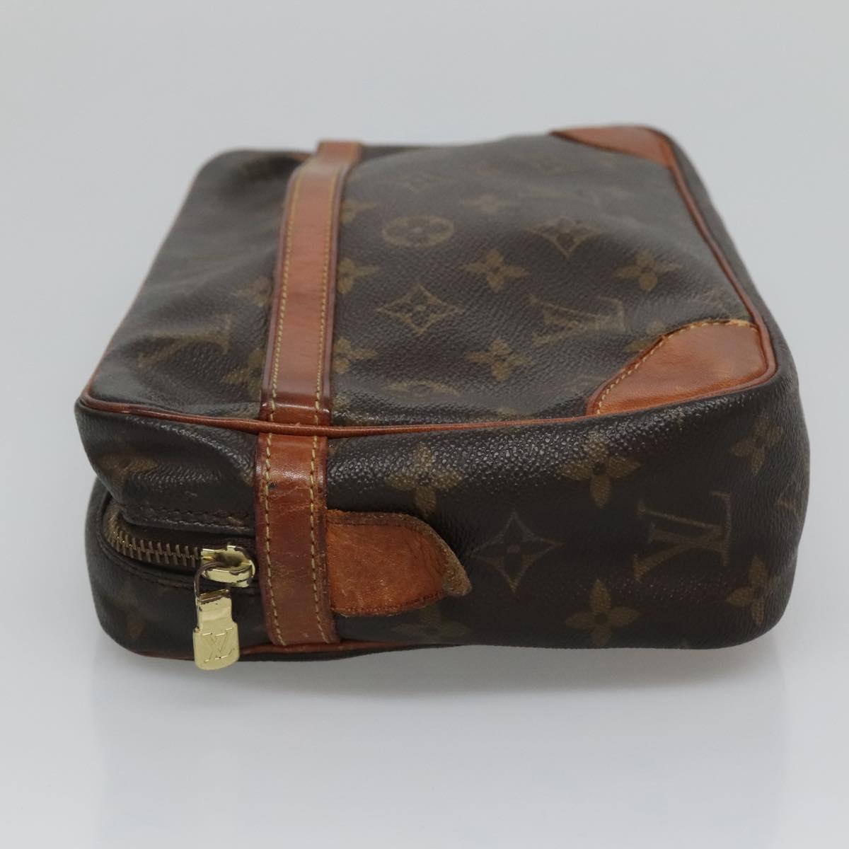 LOUIS VUITTON Monogram Compiegne 28 Clutch Bag M51845 LV Auth 129413