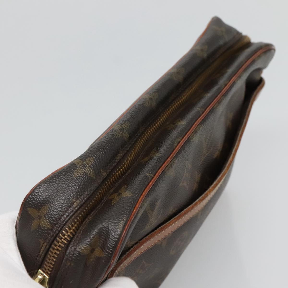 LOUIS VUITTON Monogram Compiegne 28 Clutch Bag M51845 LV Auth 129413