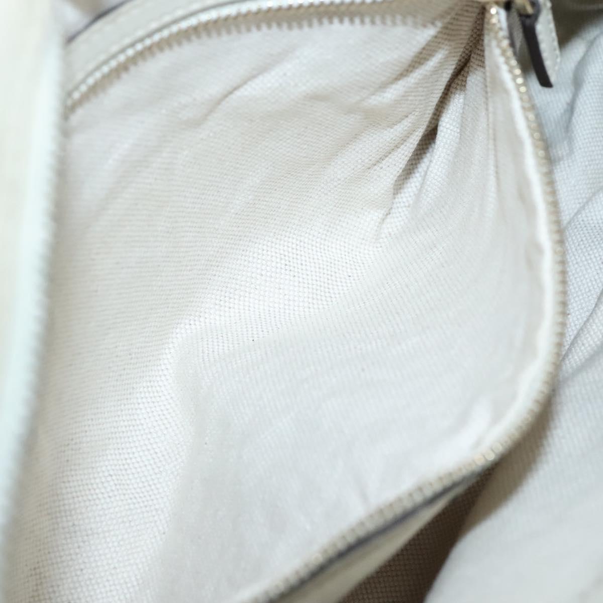 GUCCI GG Canvas Guccissima Pretty Tote Bag Leather Beige Gold 257063 Auth 129430
