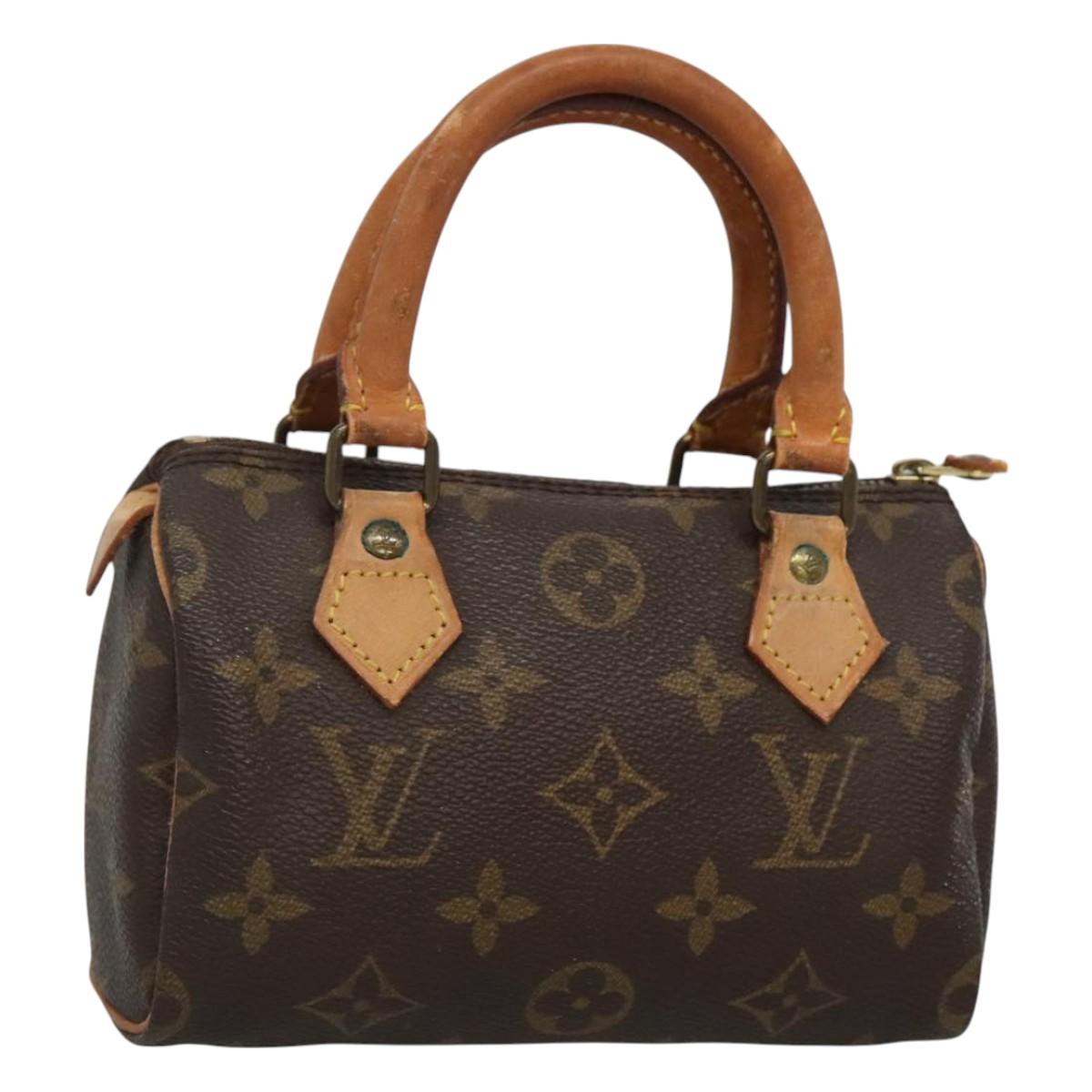 LOUIS VUITTON Monogram Mini Speedy Hand Bag M41534 LV Auth 129433