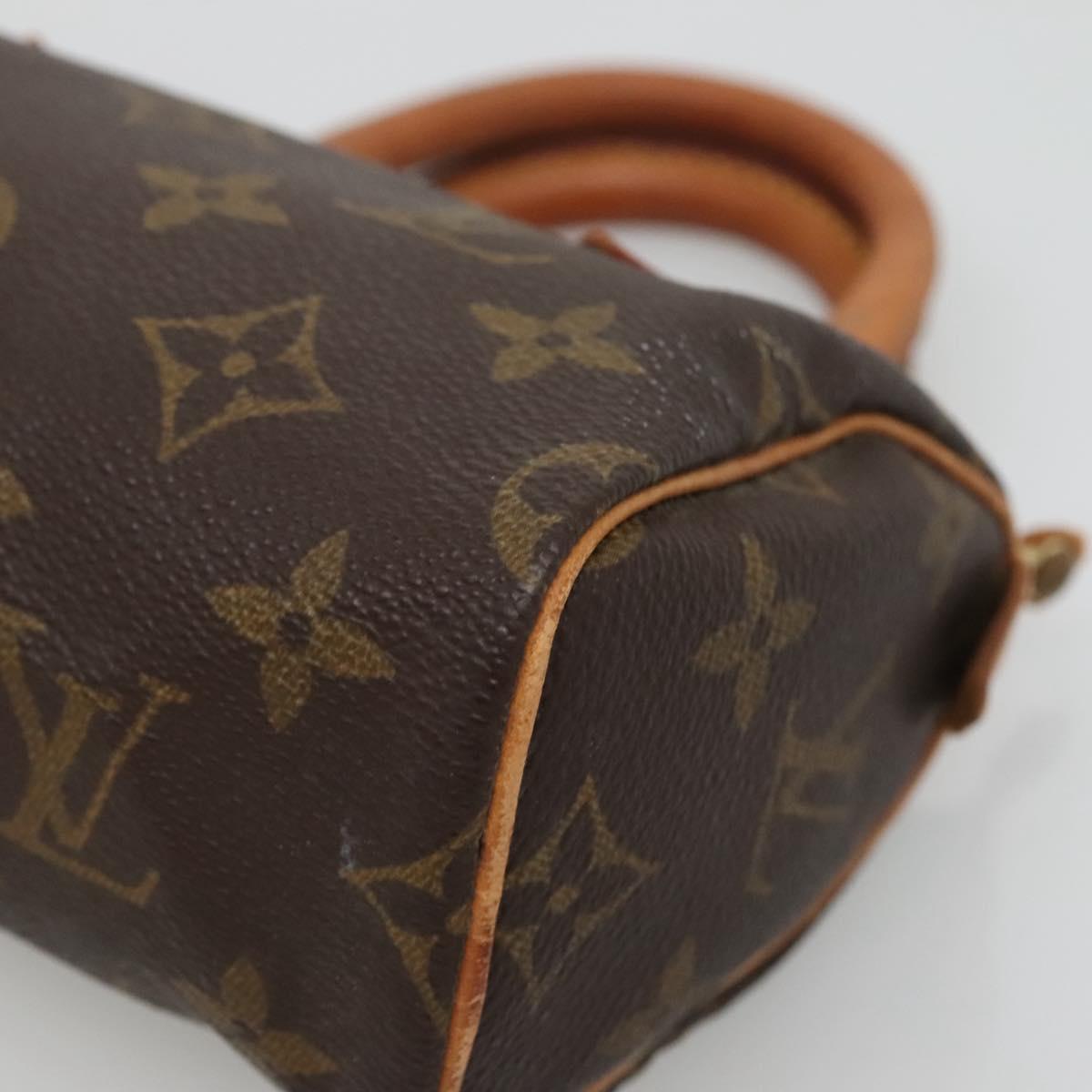 LOUIS VUITTON Monogram Mini Speedy Hand Bag M41534 LV Auth 129433